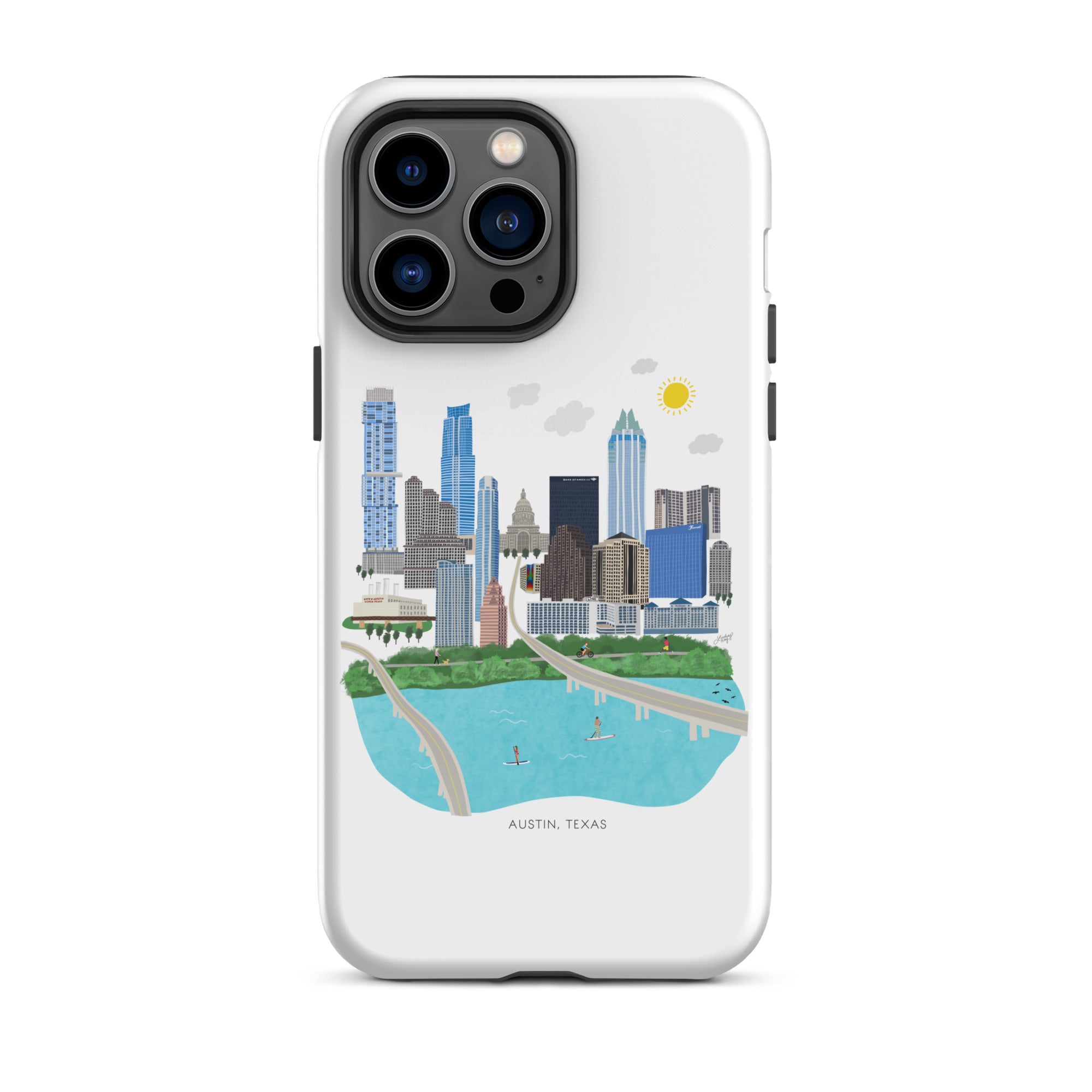 Austin Texas Skyline Illustration - Tough Case for iPhone®