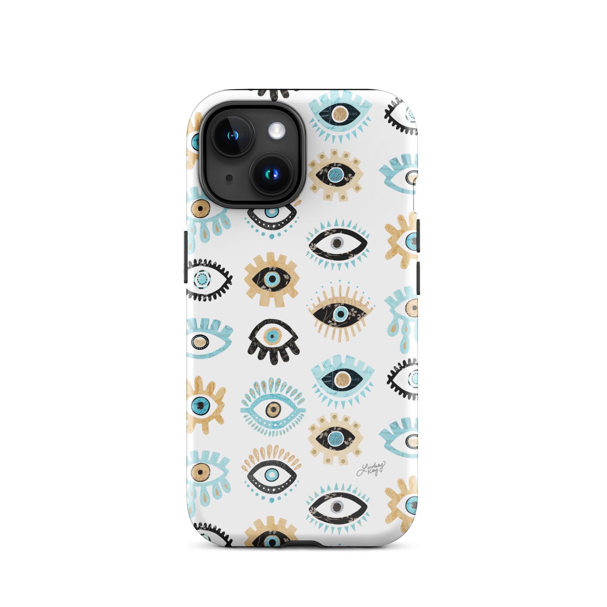 Patrón de mal de ojo - Funda resistente para iPhone®