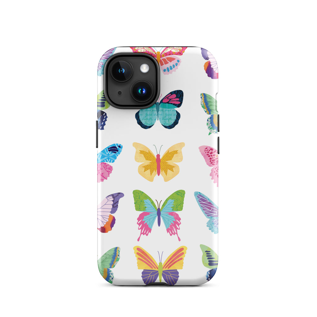 Papillons colorés - Coque rigide pour iPhone®