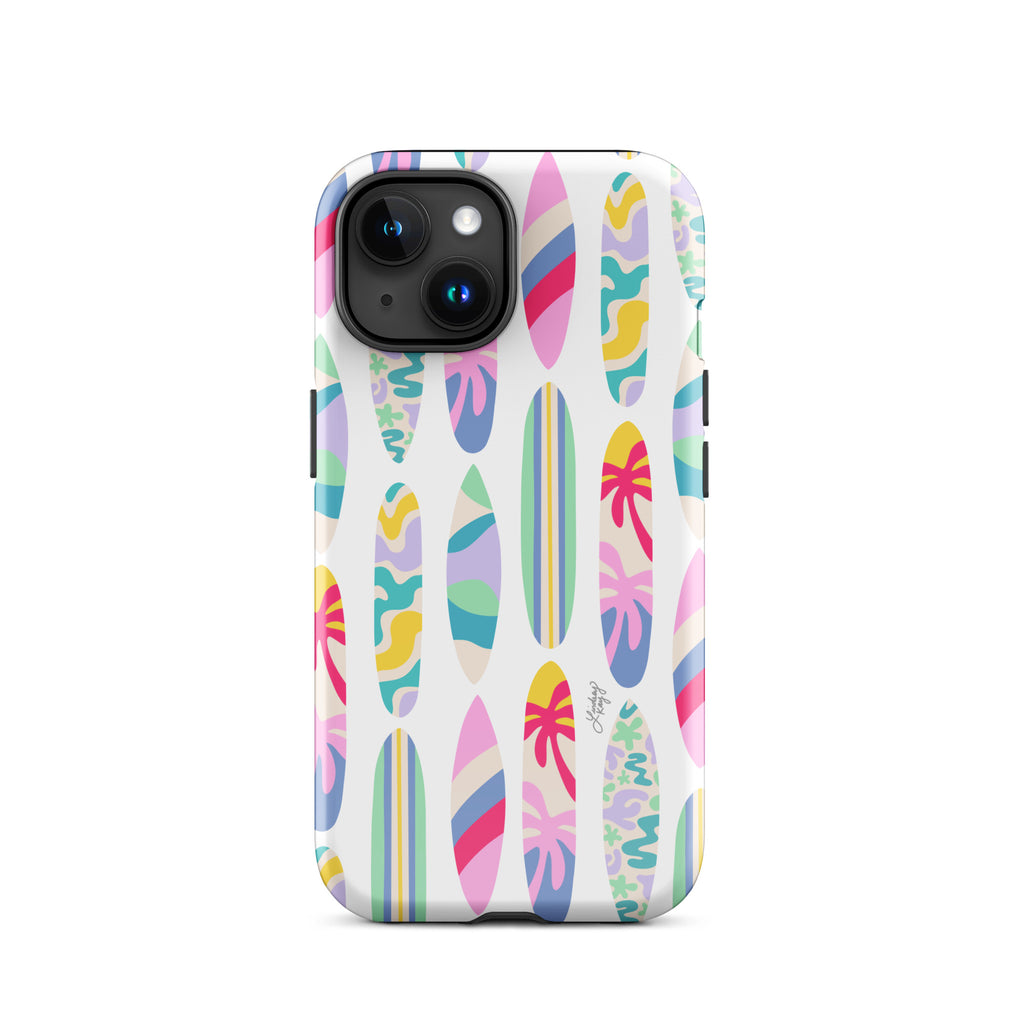 Surf Boards Illustration - Tough Case for iPhone®