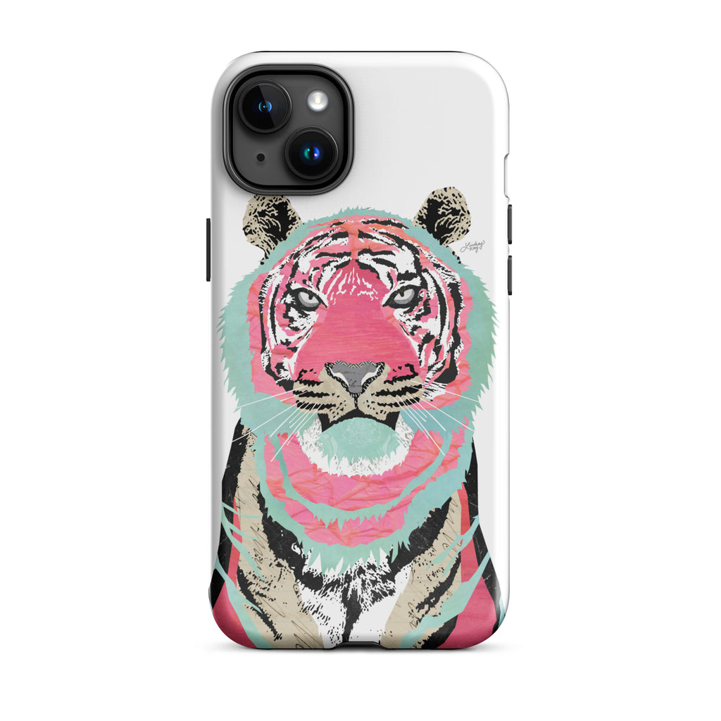 Pink Tiger Collage - Tough Case for iPhone®