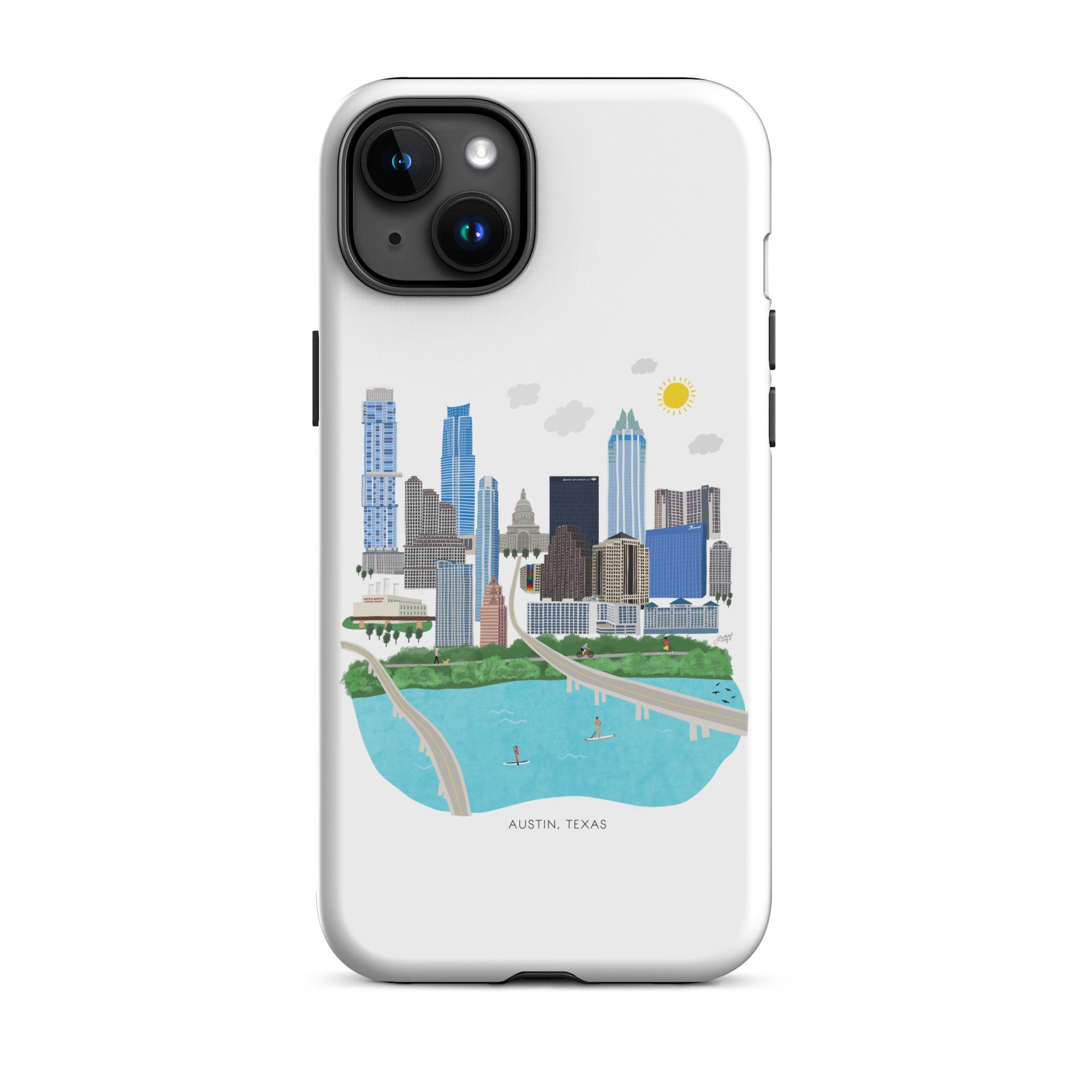 Austin Texas Skyline Illustration - Tough Case for iPhone®