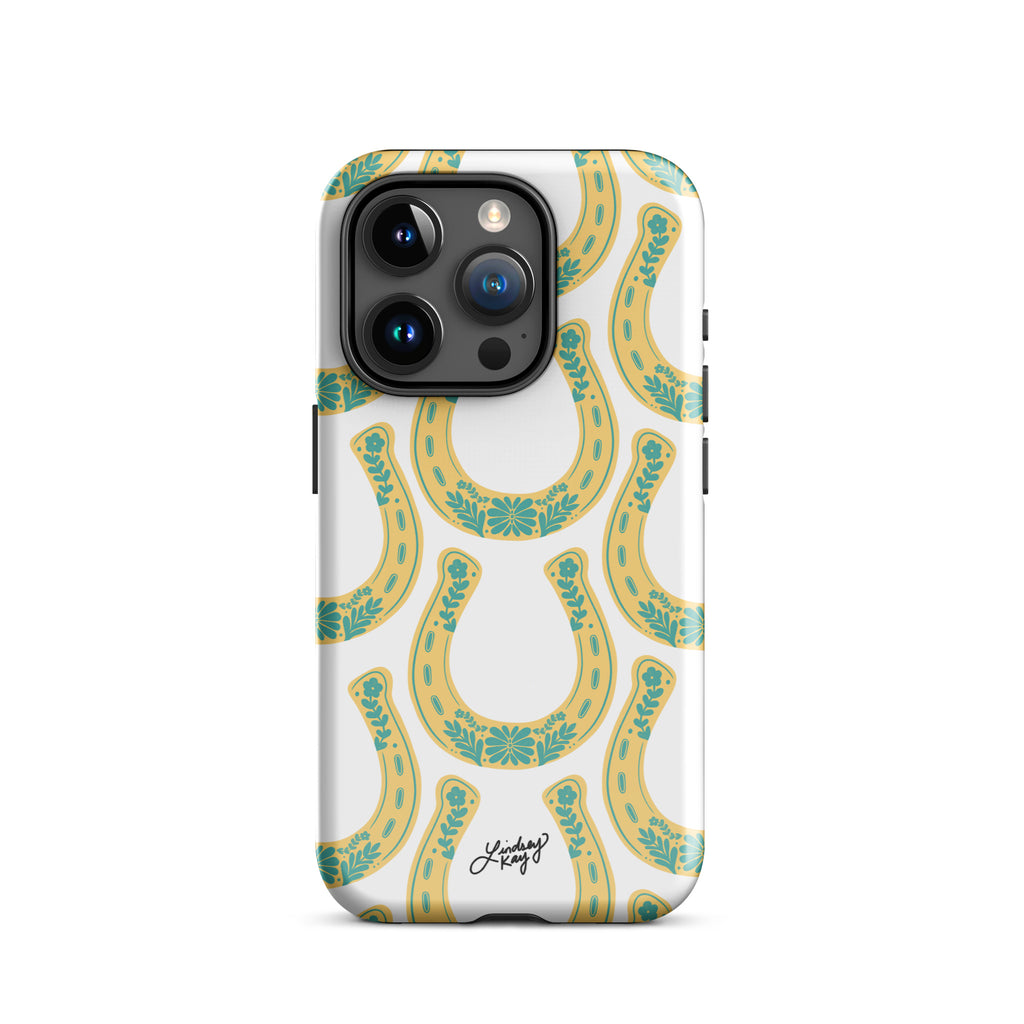 Horseshoe Illustration Pattern - Tough Case for iPhone®