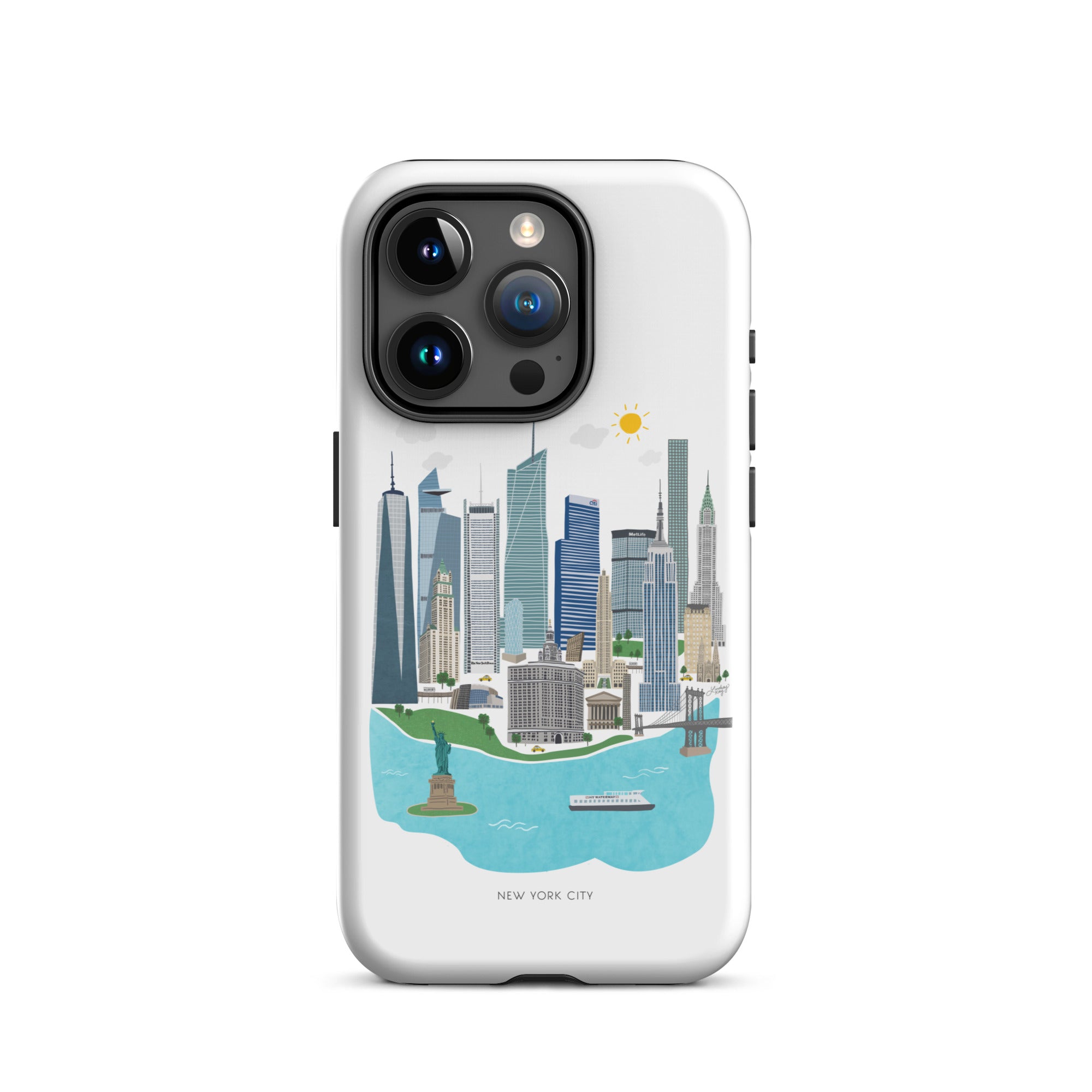 Horizonte de la ciudad de Nueva York - Funda resistente para iPhone®