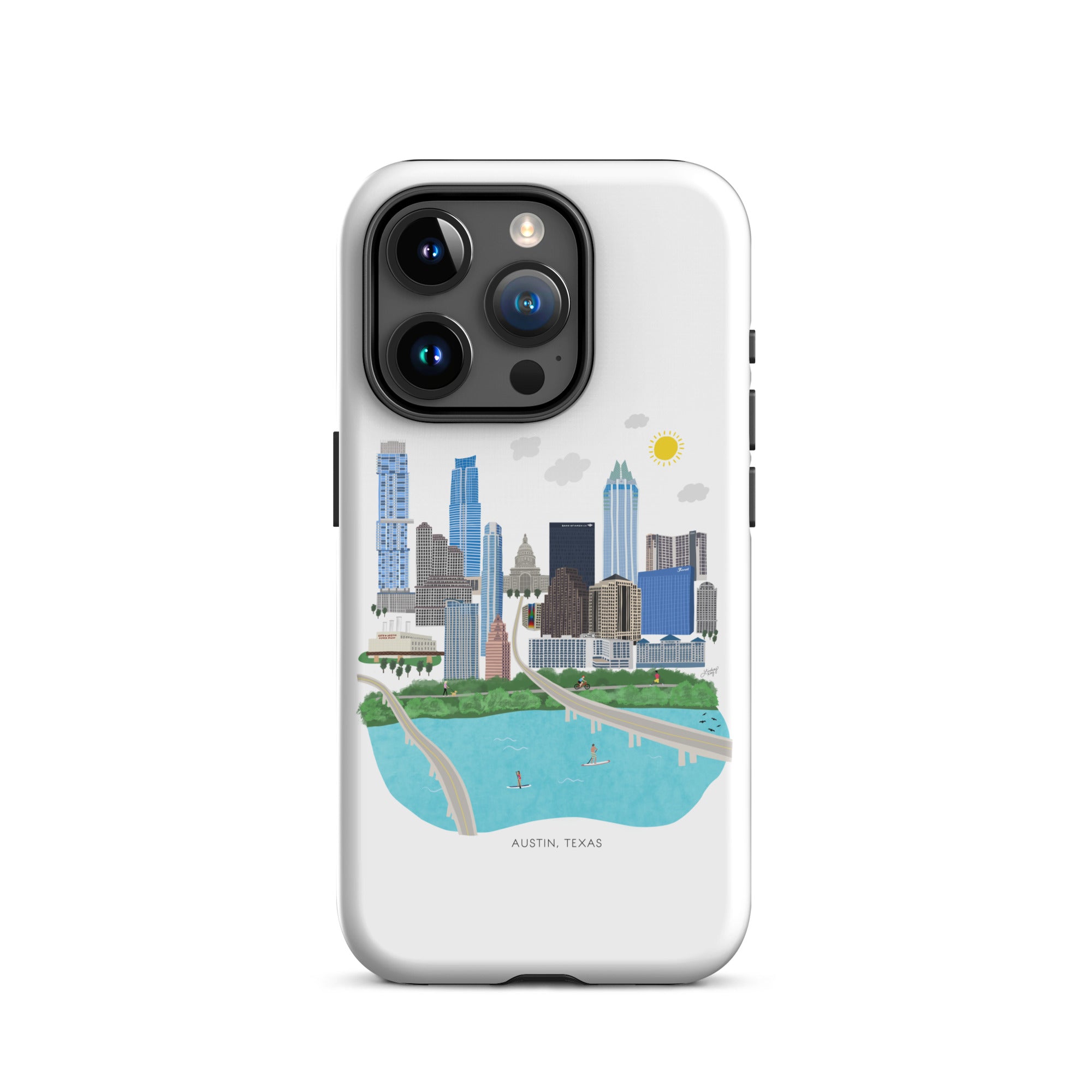 Austin Texas Skyline Illustration - Tough Case for iPhone®