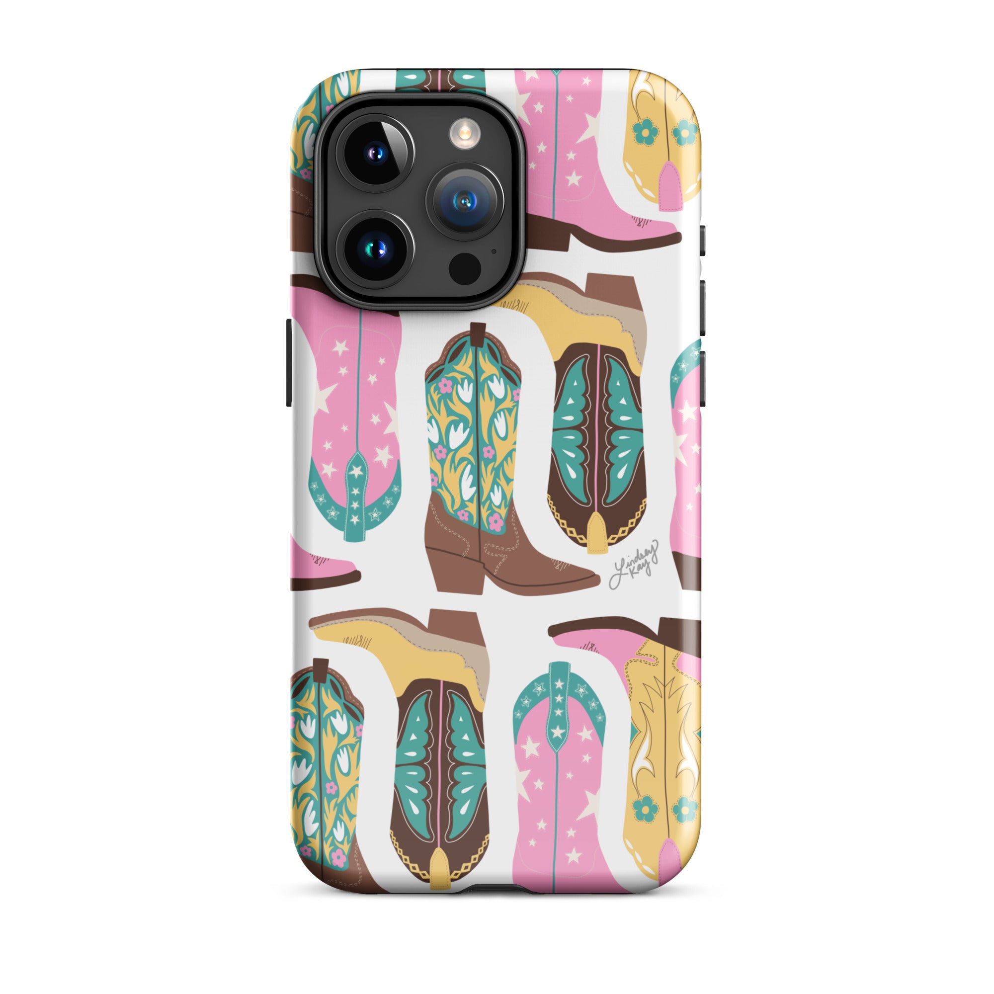 Ilustración de botas de vaquero - Funda resistente para iPhone®