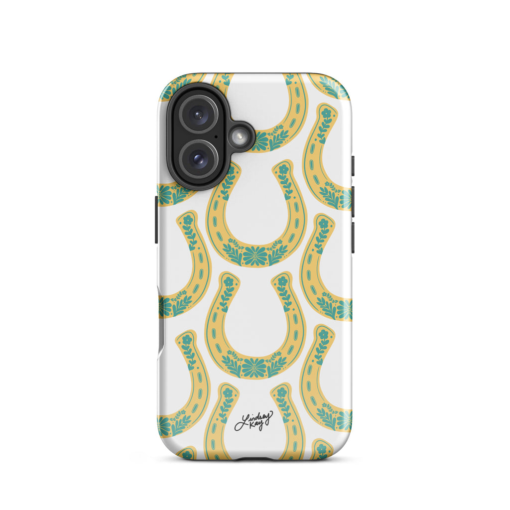Horseshoe Illustration Pattern - Tough Case for iPhone®