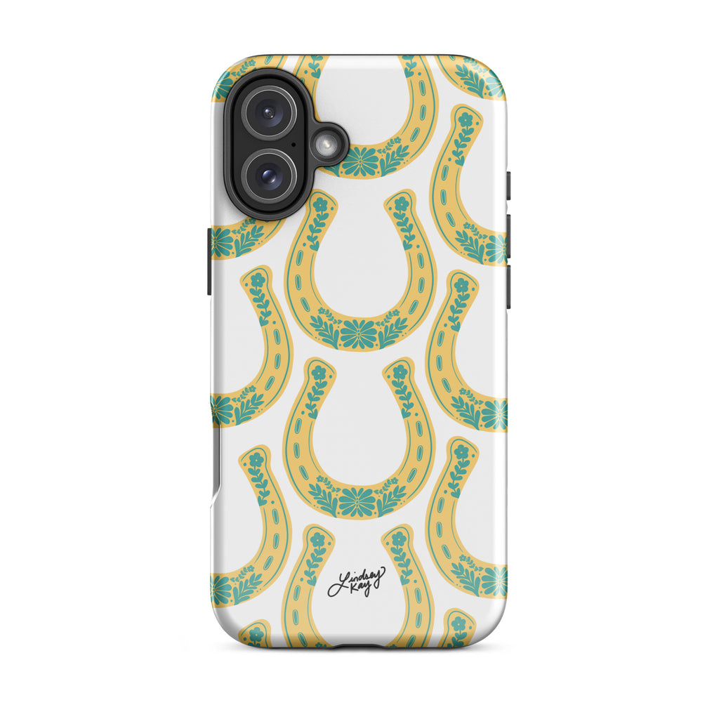 Horseshoe Illustration Pattern - Tough Case for iPhone®
