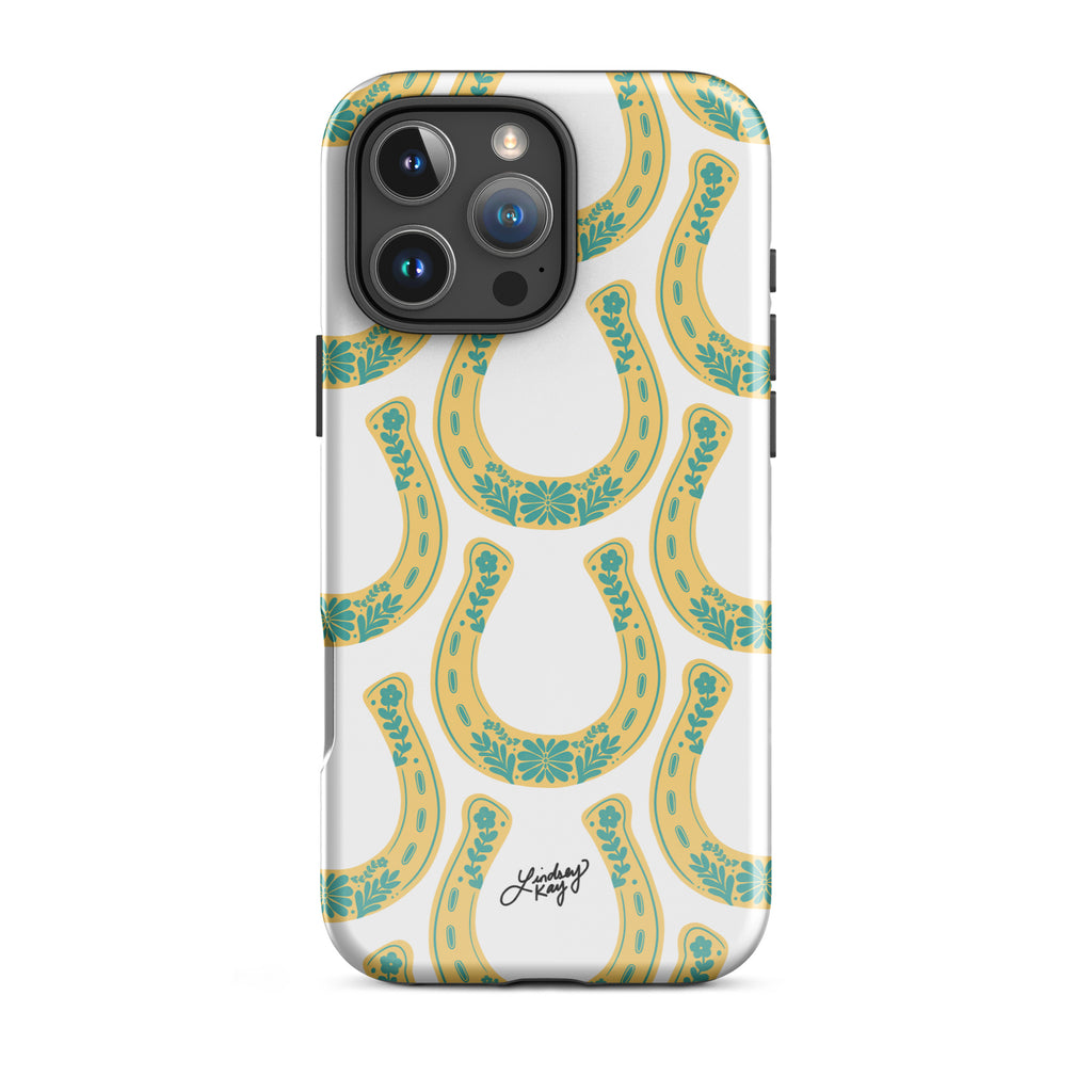 Horseshoe Illustration Pattern - Tough Case for iPhone®