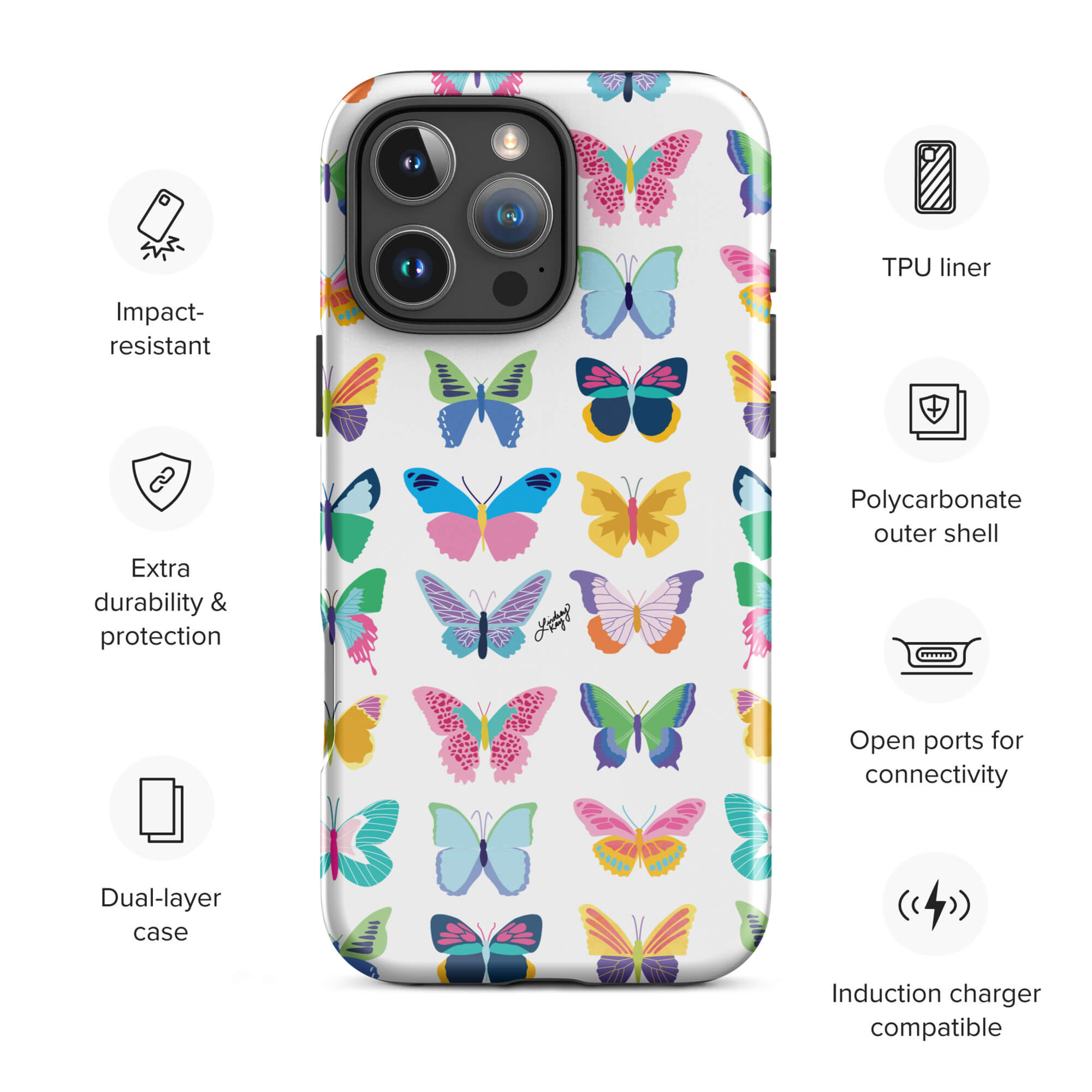 Colorful Butterflies - Tough Case for iPhone®