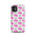 Cerezas de bola de discoteca rosa - Funda resistente para iPhone®