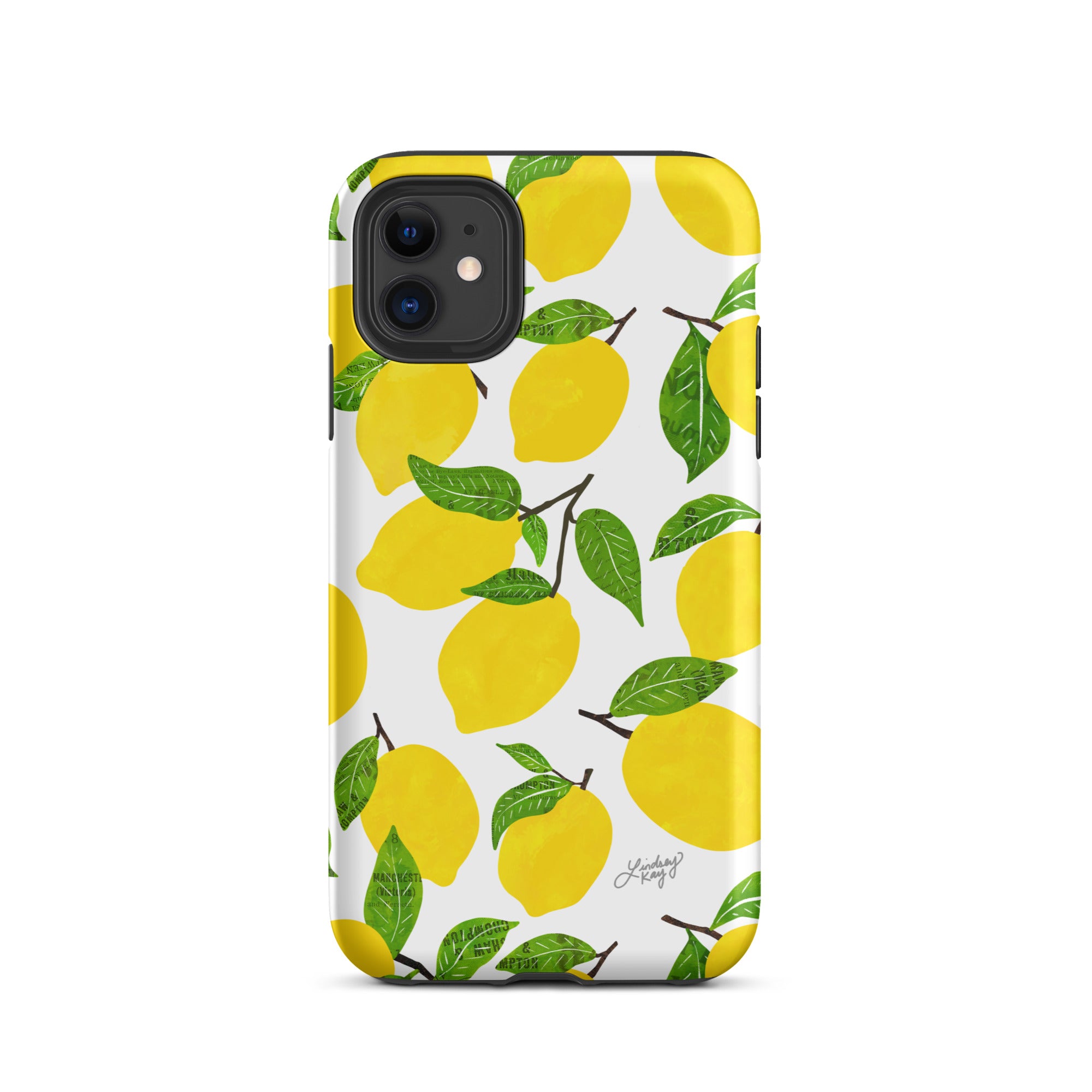 Cute Lemons Illustration - Tough Case for iPhone - Lindsey Kay Collective Cute Lemons Illustration - Tough Case for iPhone - Lindsey Kay Collective