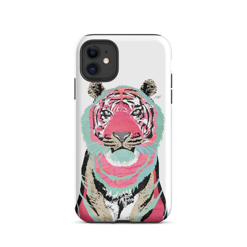 Pink Tiger Collage - Tough Case for iPhone®