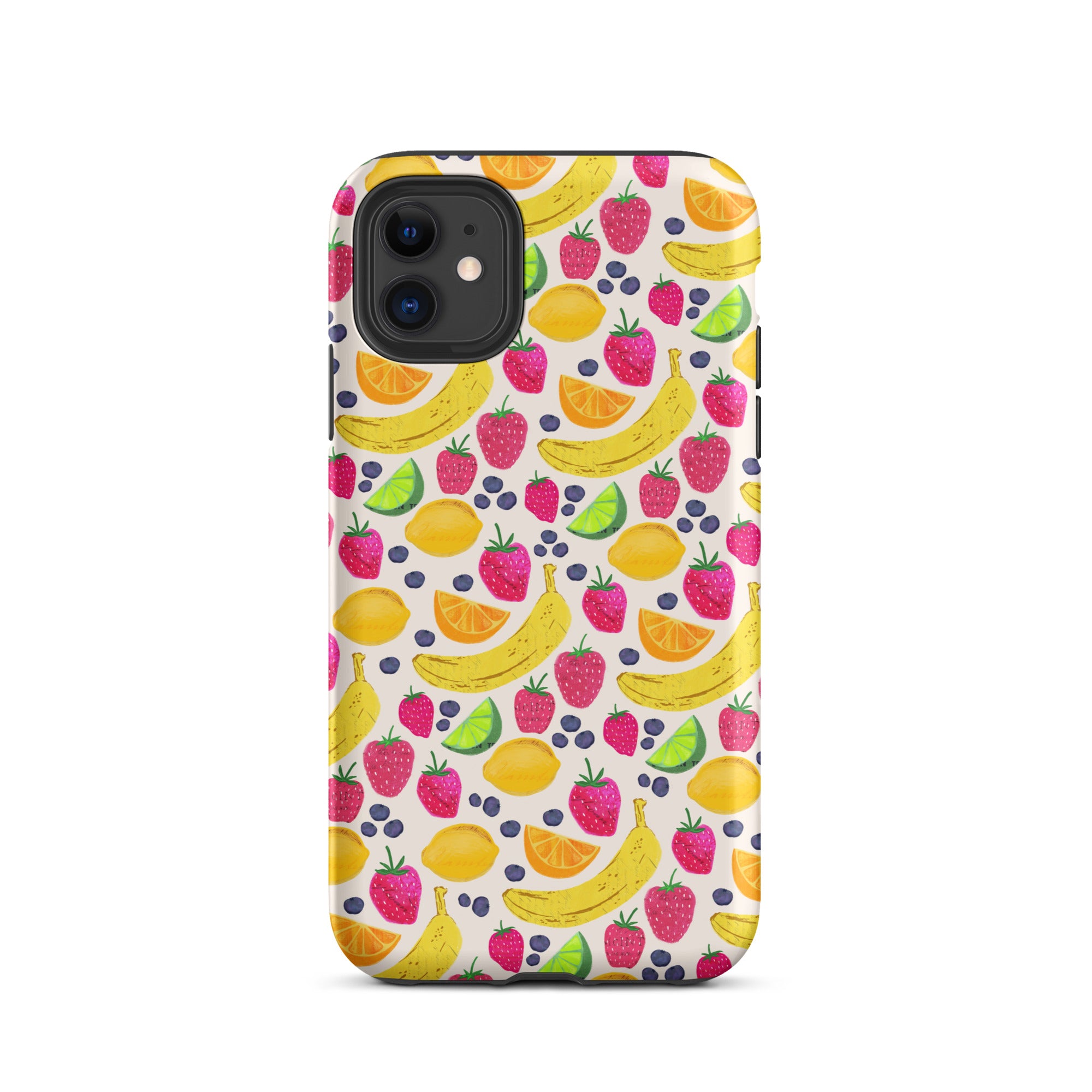 Patrón de frutas - Funda resistente para iPhone®