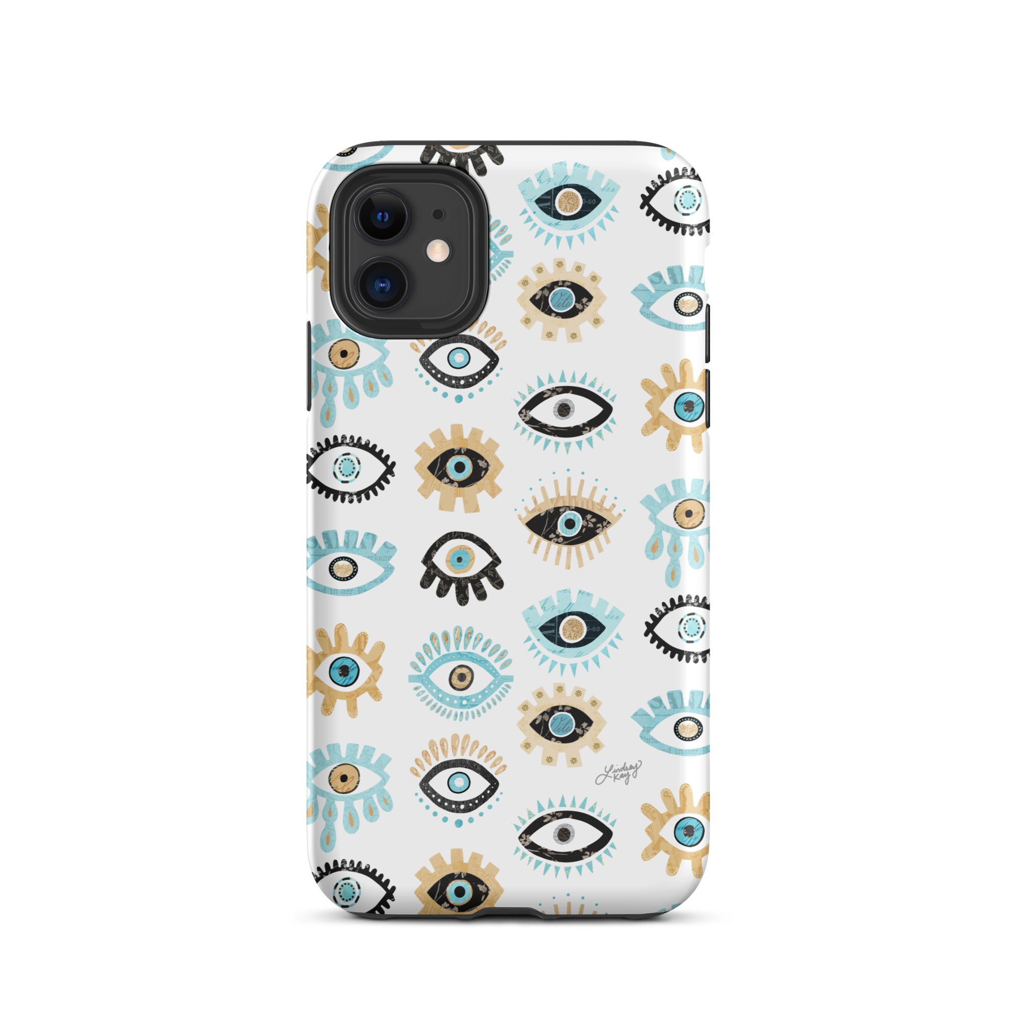 Patrón de mal de ojo - Funda resistente para iPhone®