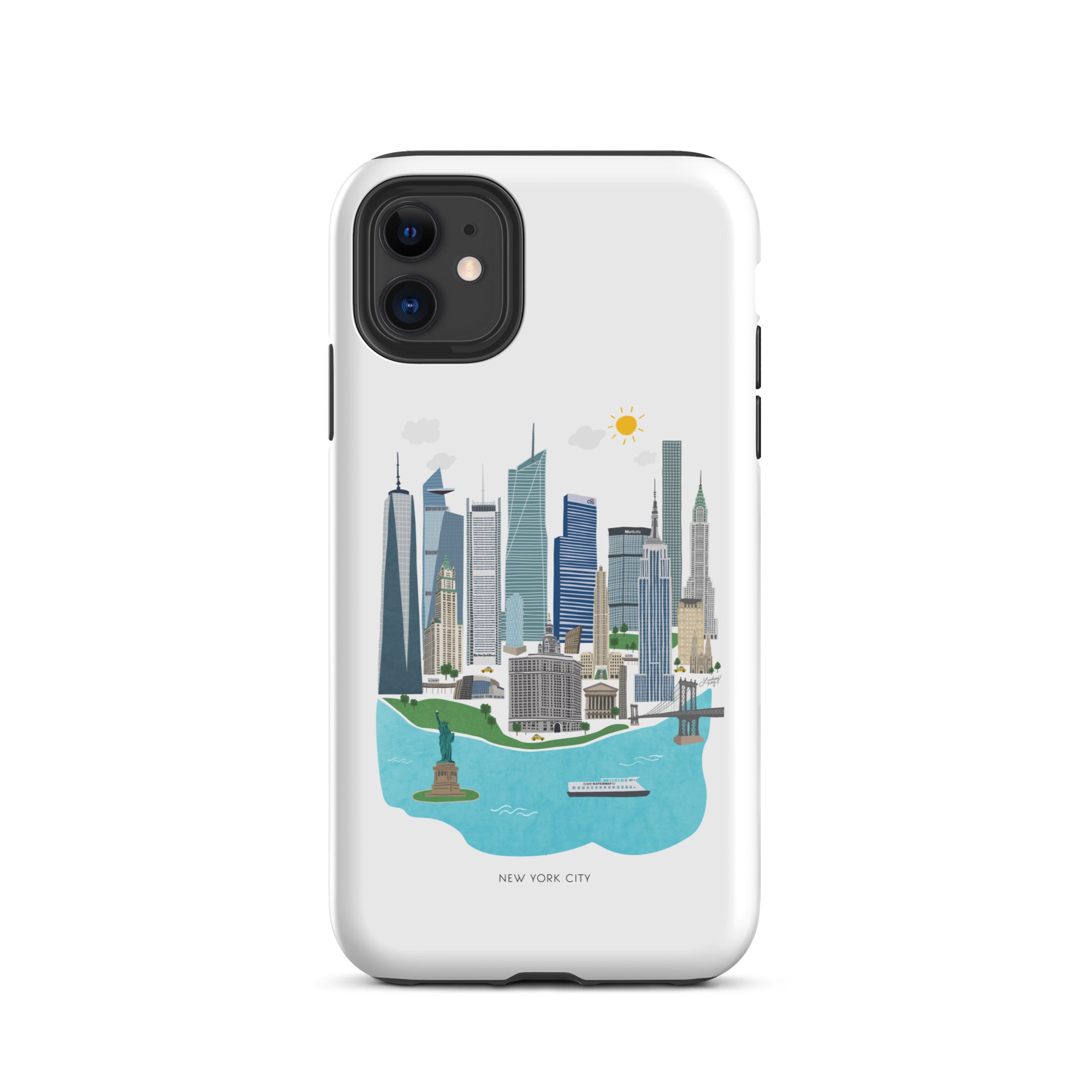 Horizonte de la ciudad de Nueva York - Funda resistente para iPhone®