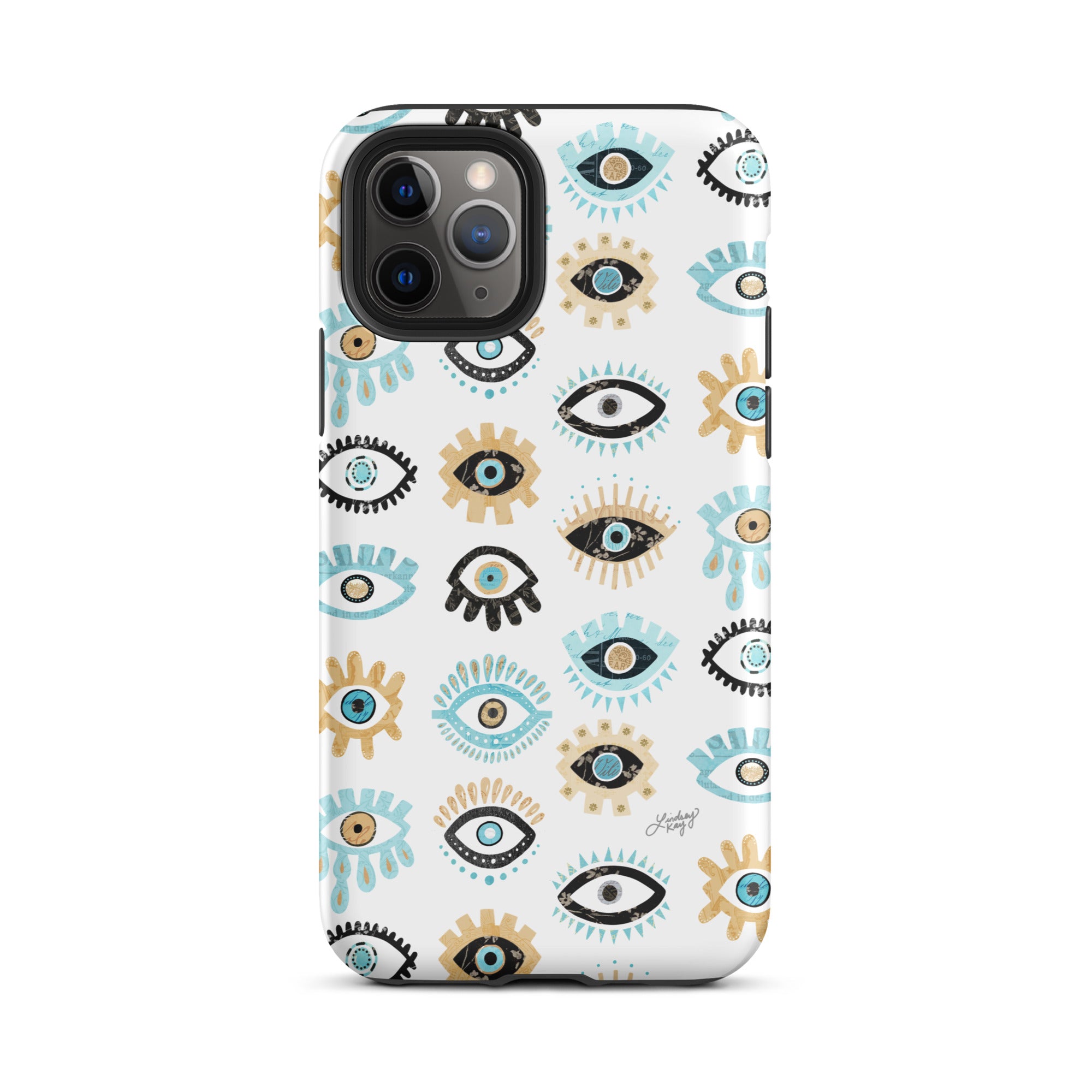 Patrón de mal de ojo - Funda resistente para iPhone®