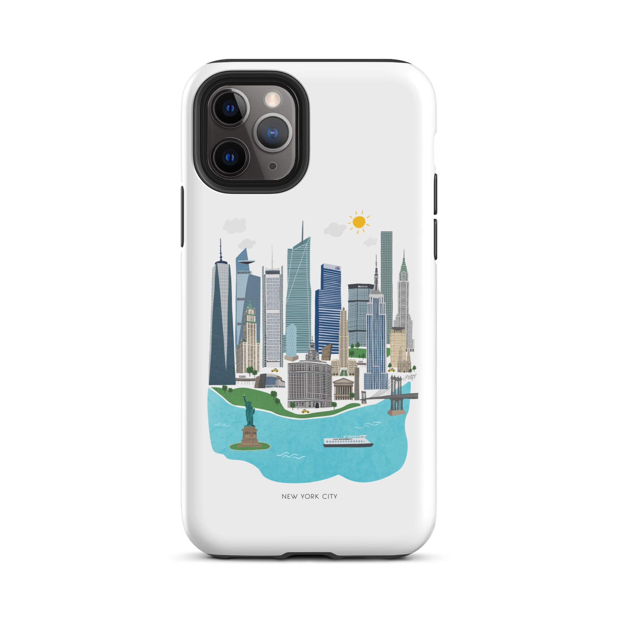 Horizonte de la ciudad de Nueva York - Funda resistente para iPhone®