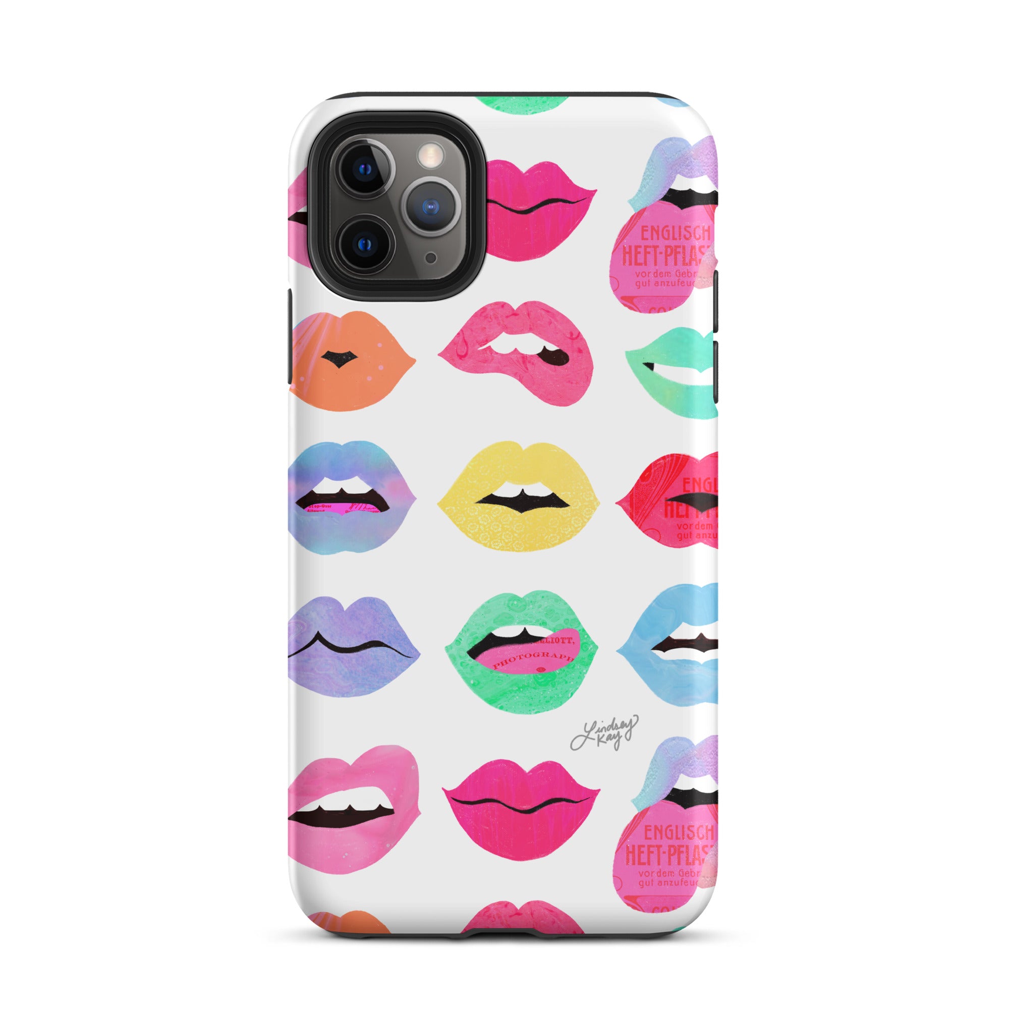 Labios de amor arcoíris - Funda resistente para iPhone®