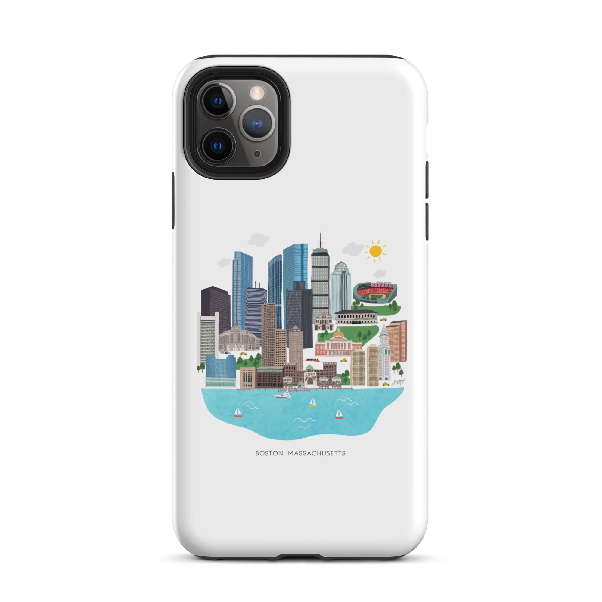 Boston Skyline Illustration - Tough Case for iPhone®