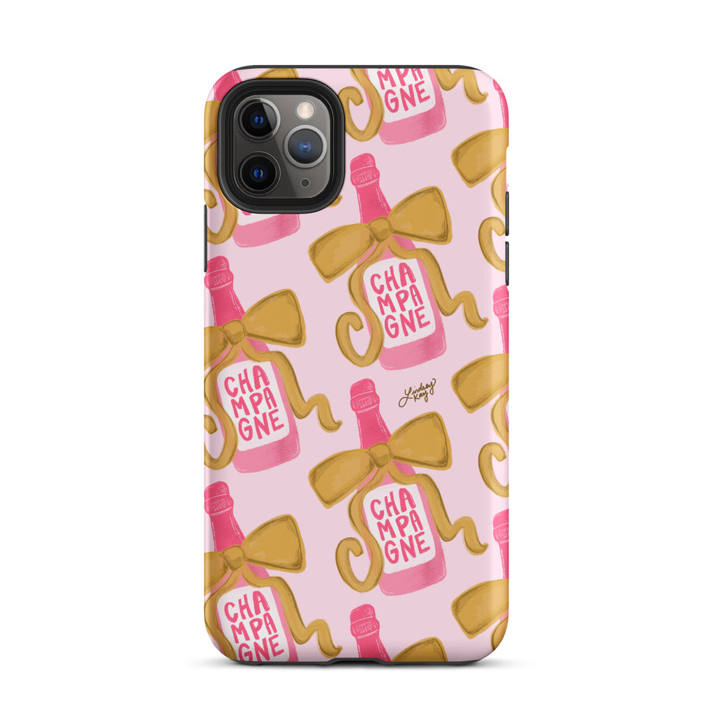 Ribbon Champagne Bottle - Tough Case for iPhone®