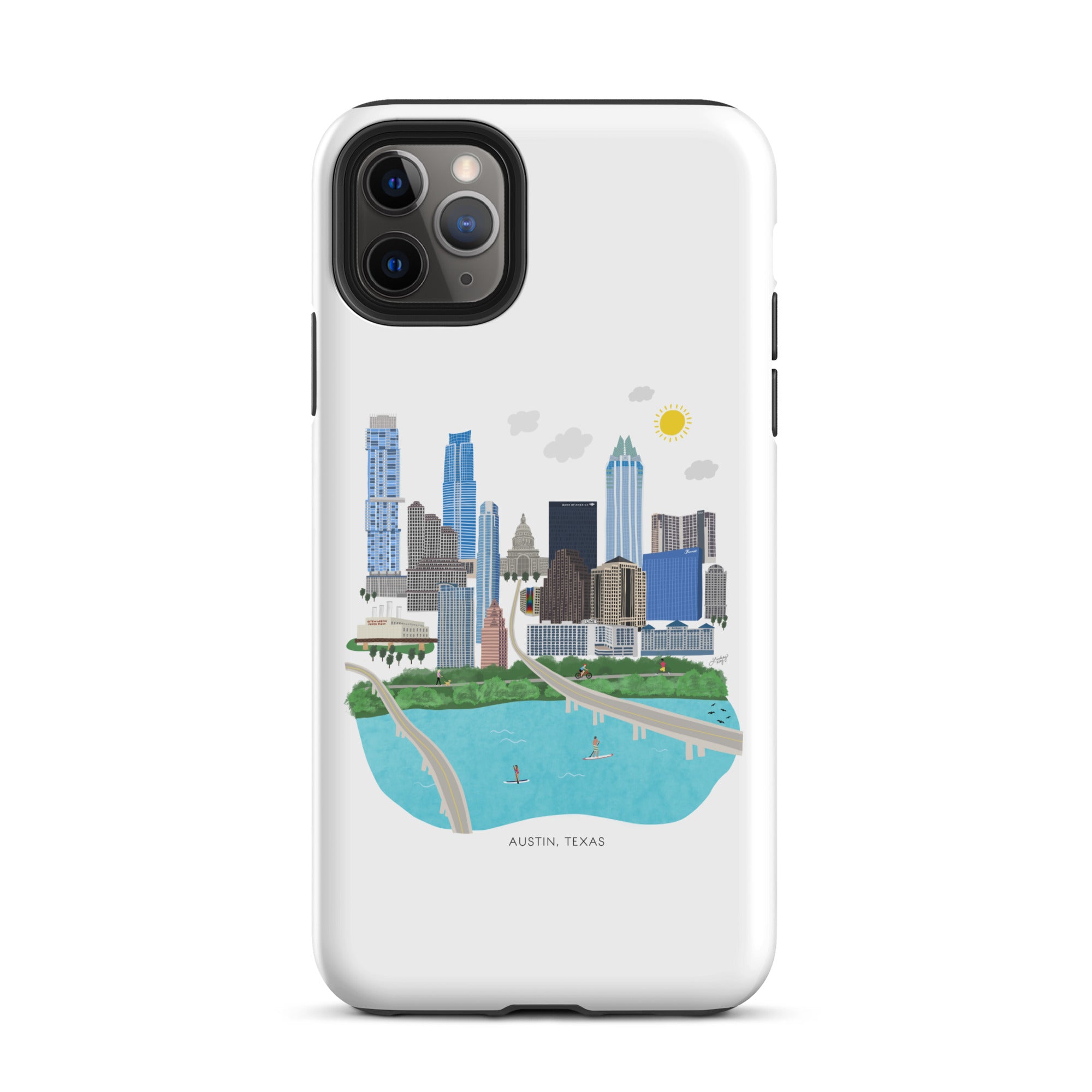 Austin Texas Skyline Illustration - Tough Case for iPhone®