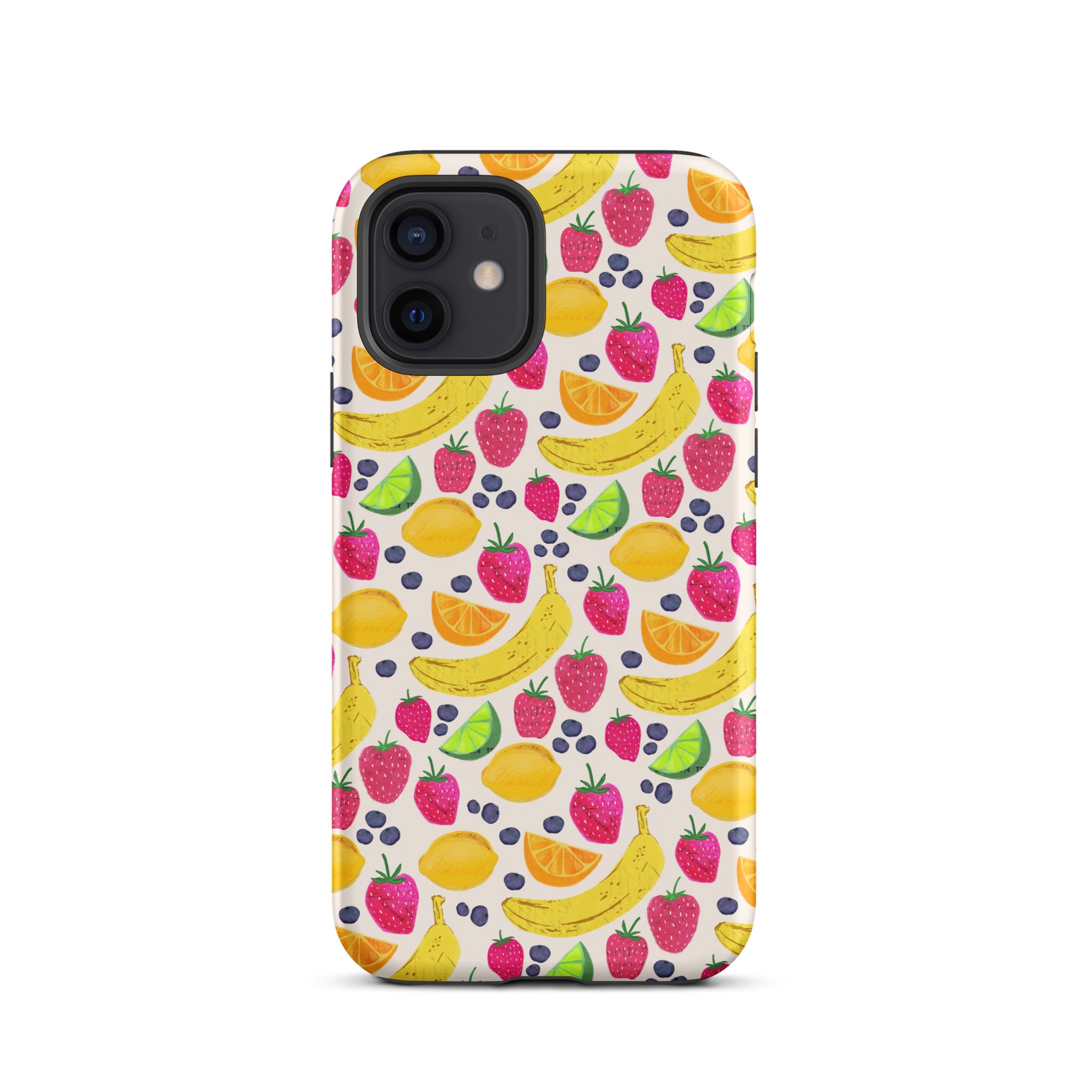 Patrón de frutas - Funda resistente para iPhone®