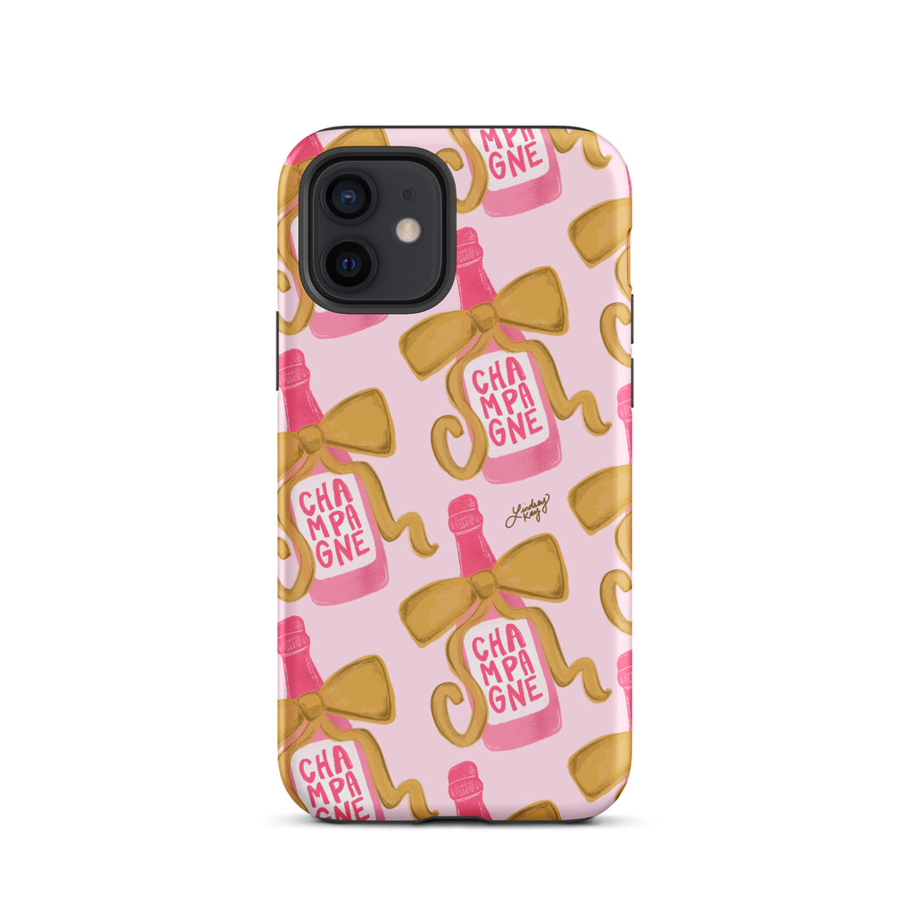 Ribbon Champagne Bottle - Tough Case for iPhone®