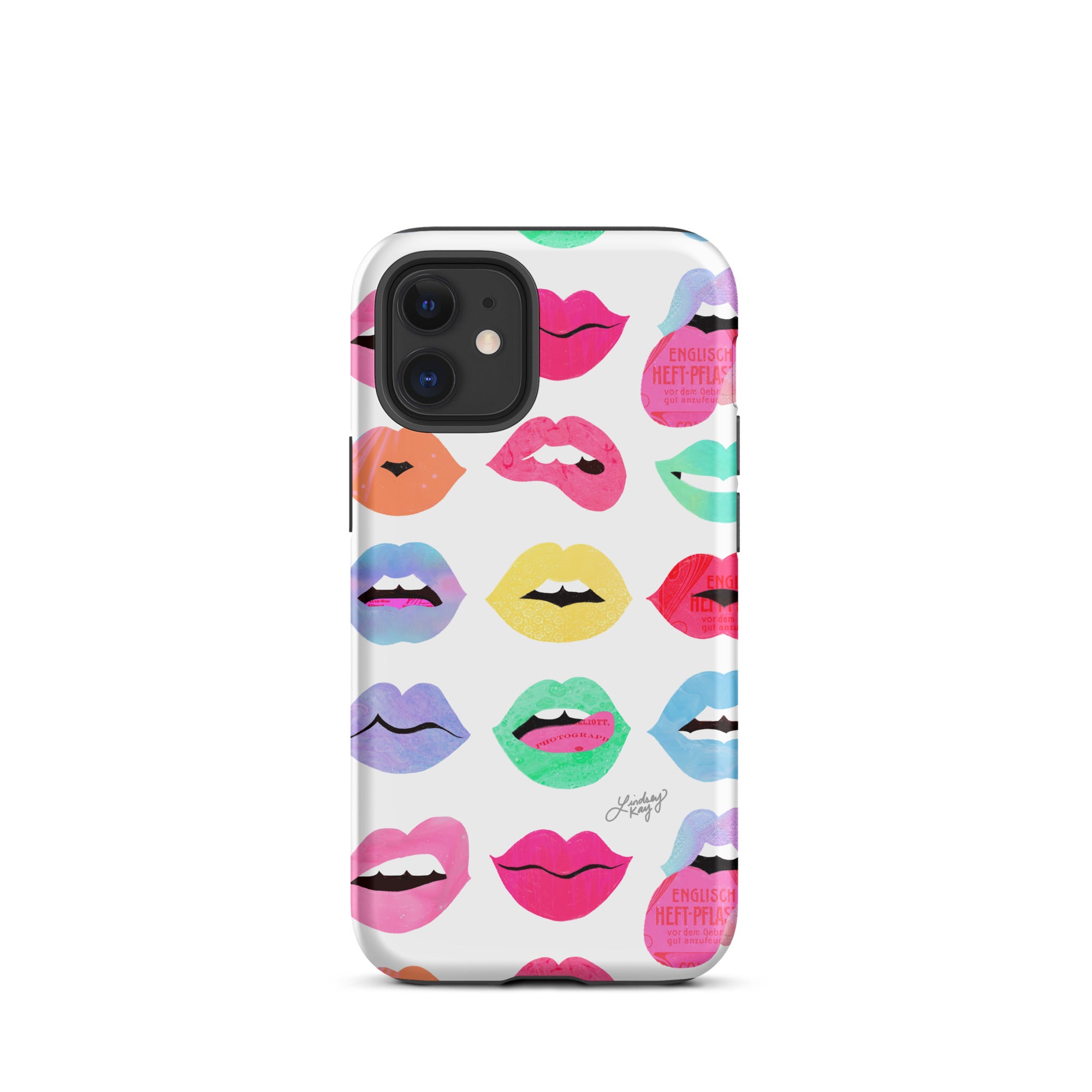 Labios de amor arcoíris - Funda resistente para iPhone®
