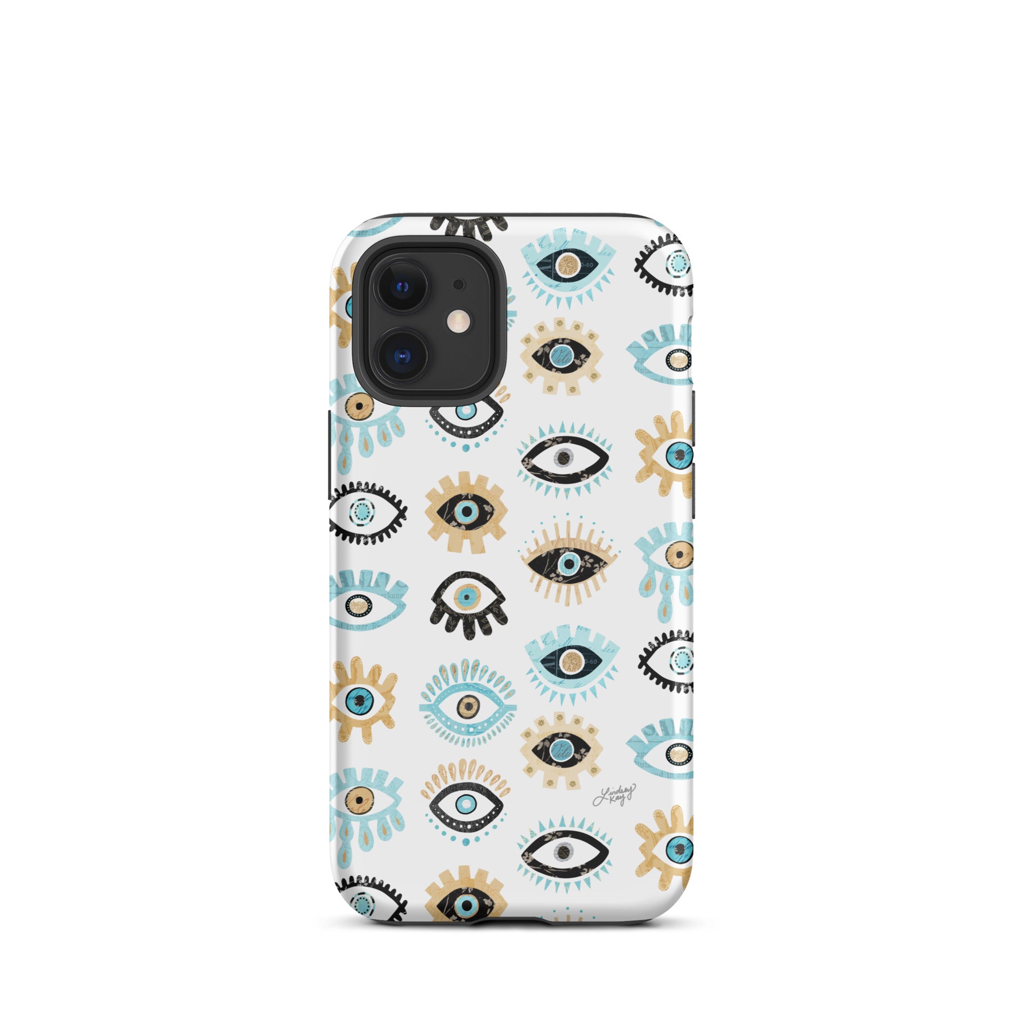 Patrón de mal de ojo - Funda resistente para iPhone®