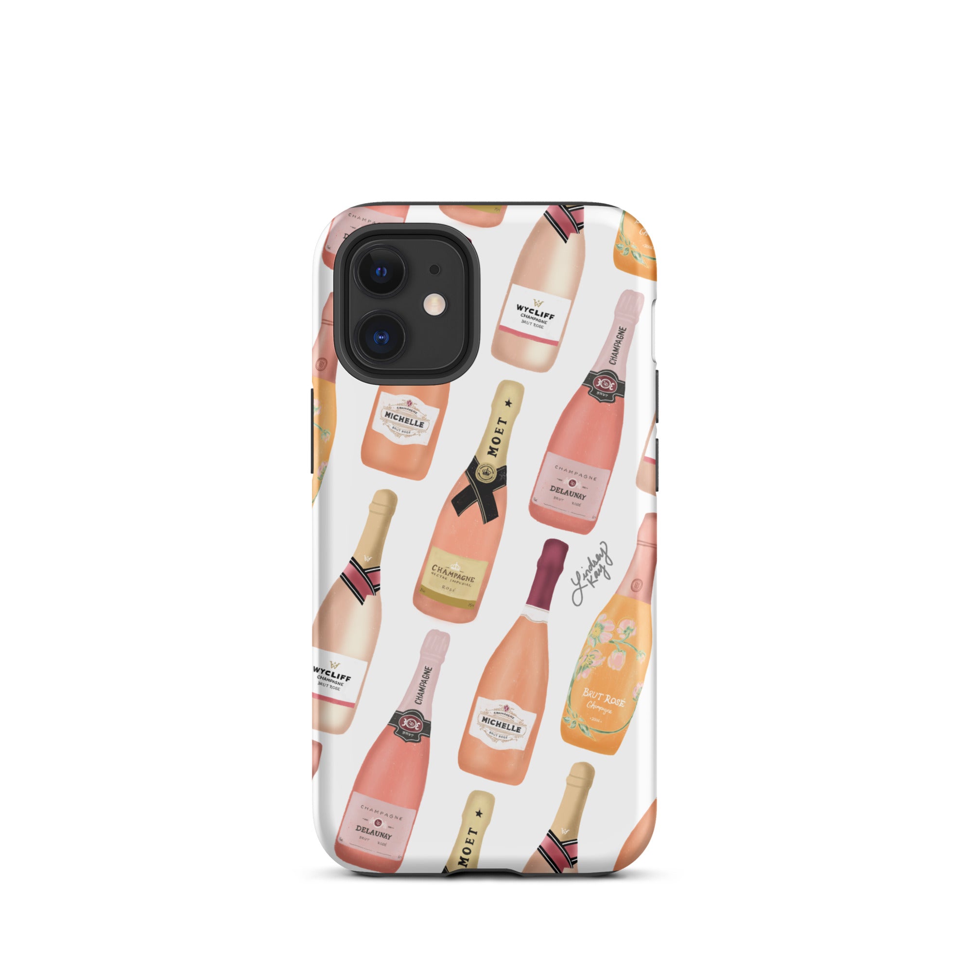 Botellas de champán rosa - Funda resistente para iPhone®