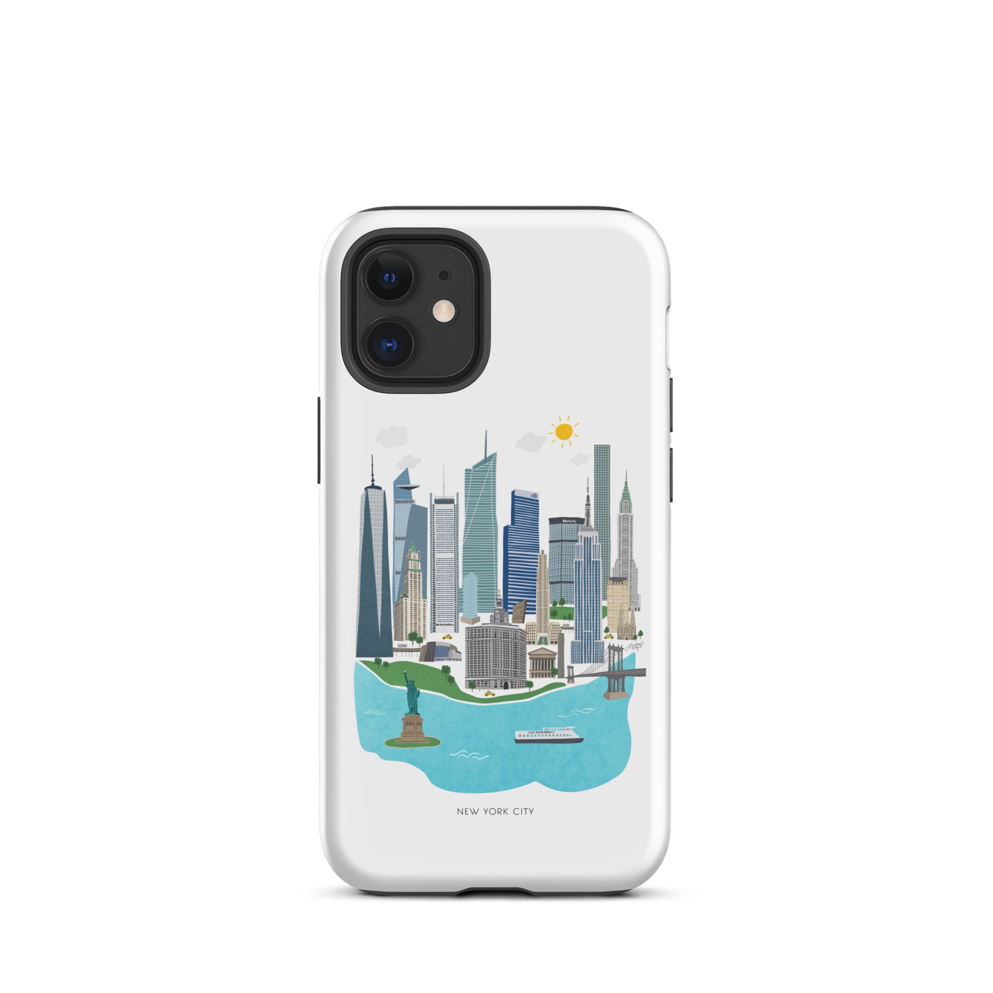 Horizonte de la ciudad de Nueva York - Funda resistente para iPhone®