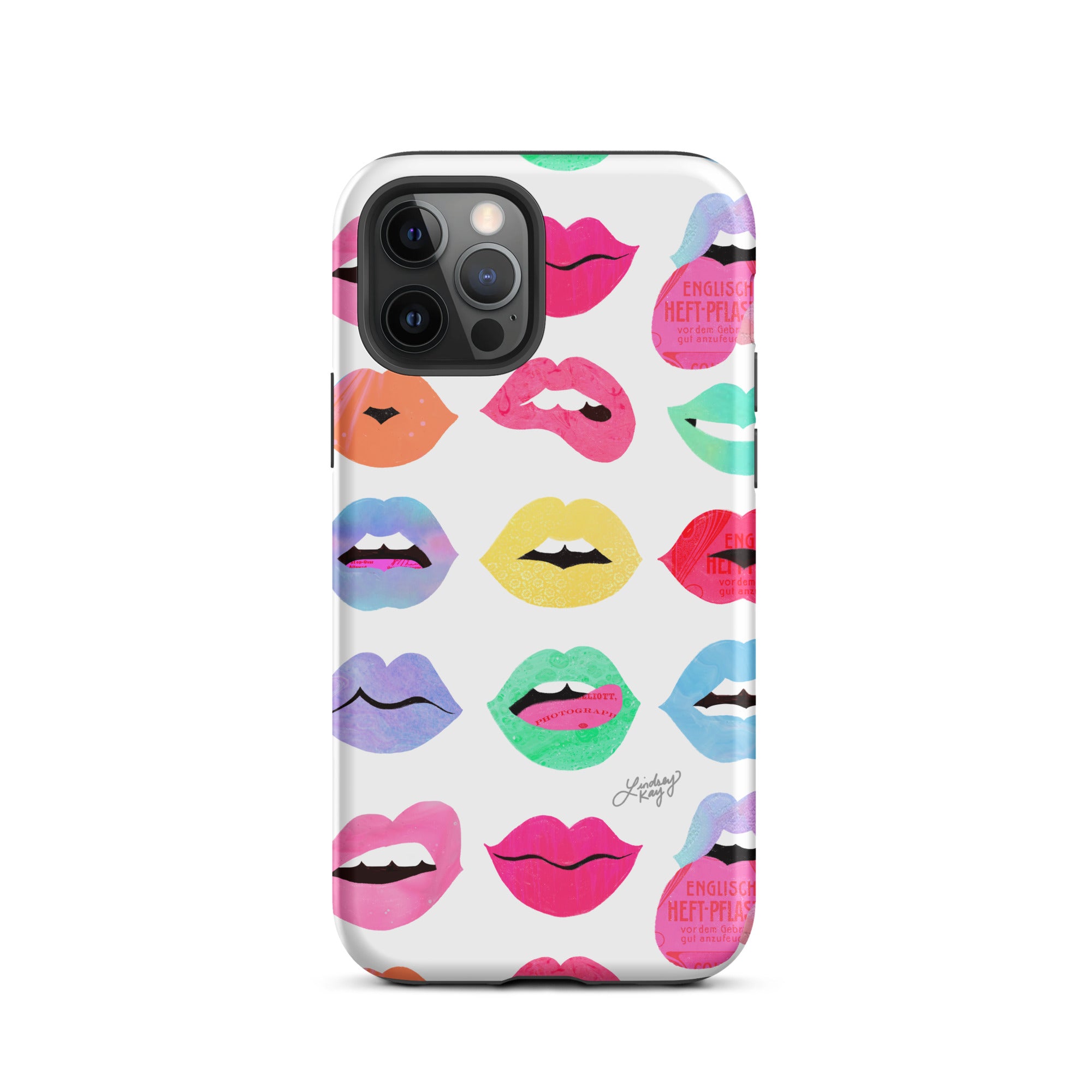 Labios de amor arcoíris - Funda resistente para iPhone®