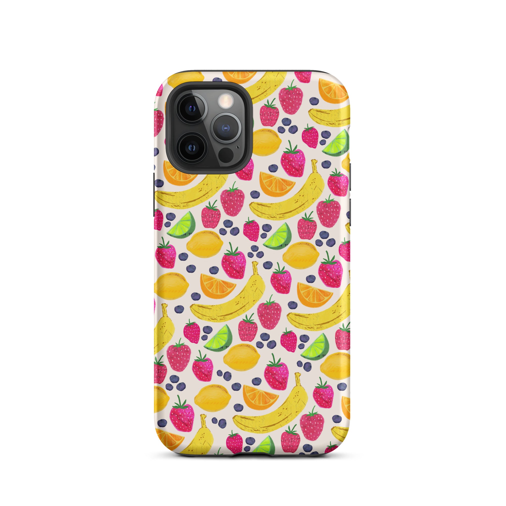 Patrón de frutas - Funda resistente para iPhone®
