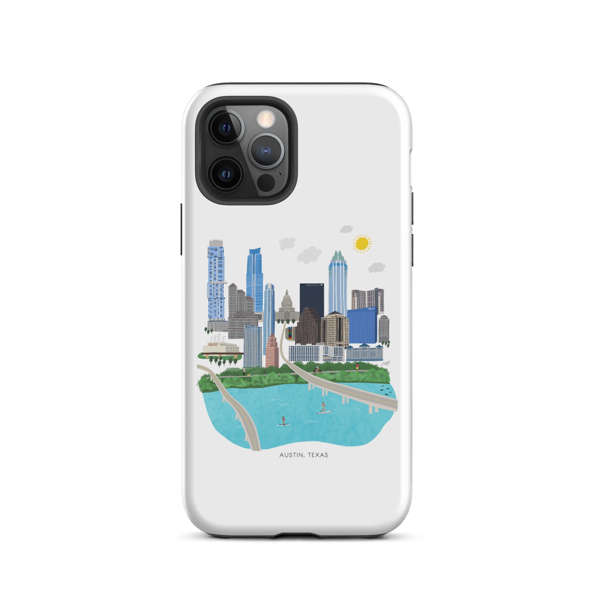 Austin Texas Skyline Illustration - Tough Case for iPhone®