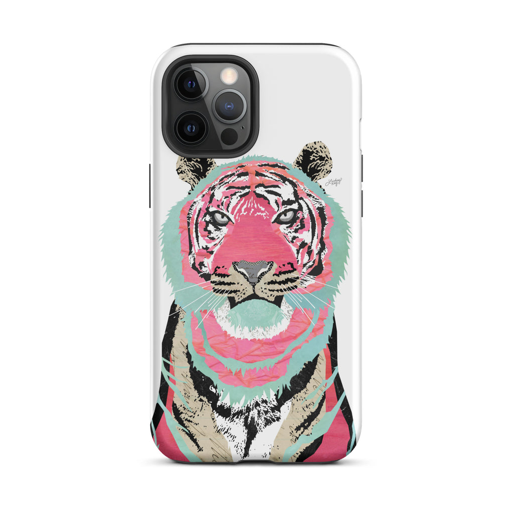 Pink Tiger Collage - Tough Case for iPhone®
