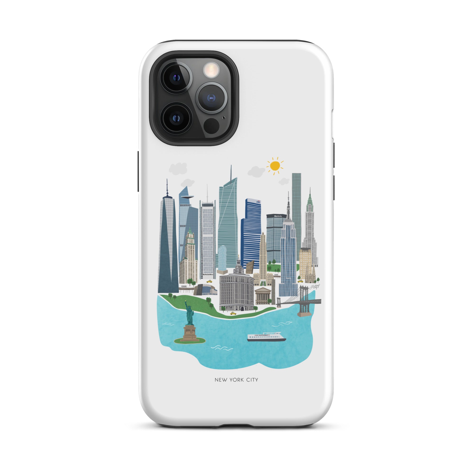 Horizonte de la ciudad de Nueva York - Funda resistente para iPhone®