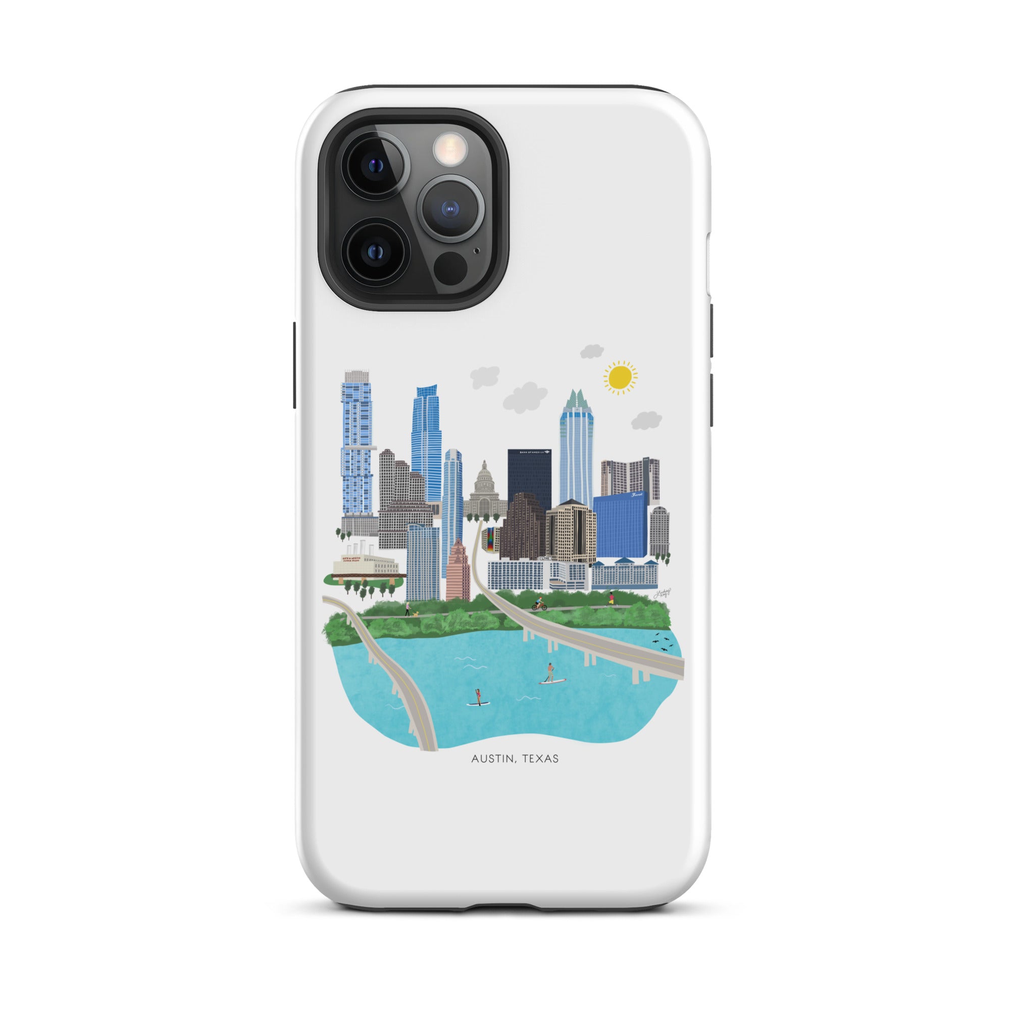 Austin Texas Skyline Illustration - Tough Case for iPhone®