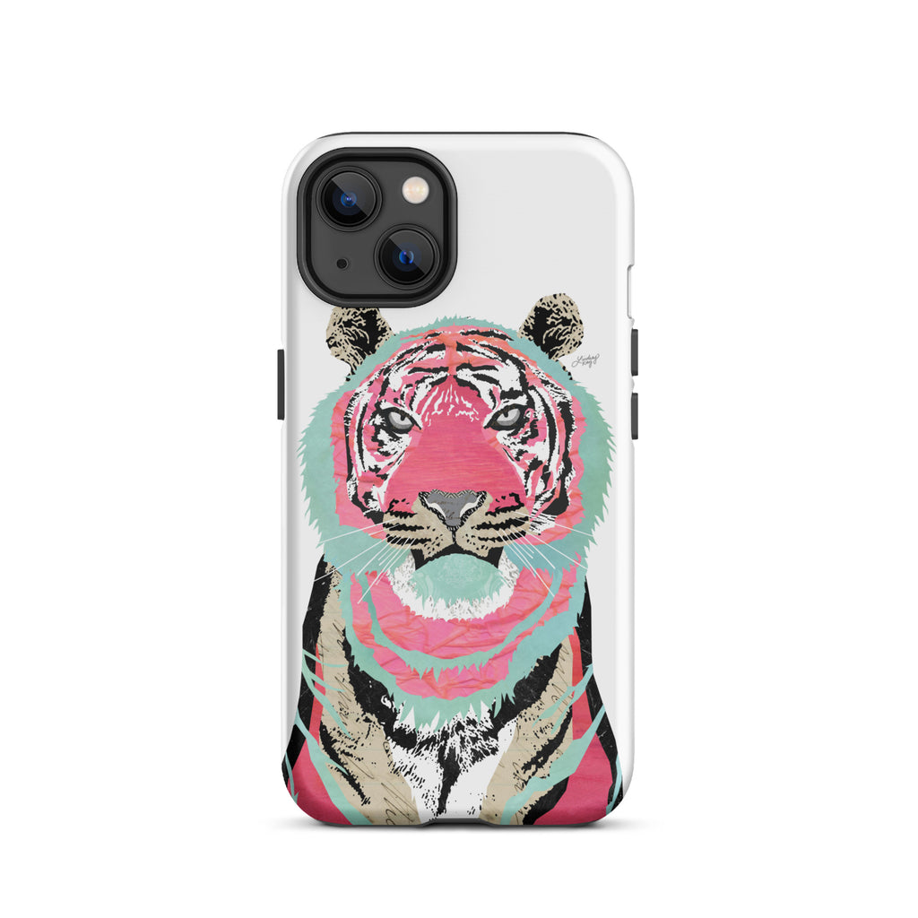 Pink Tiger Collage - Tough Case for iPhone®