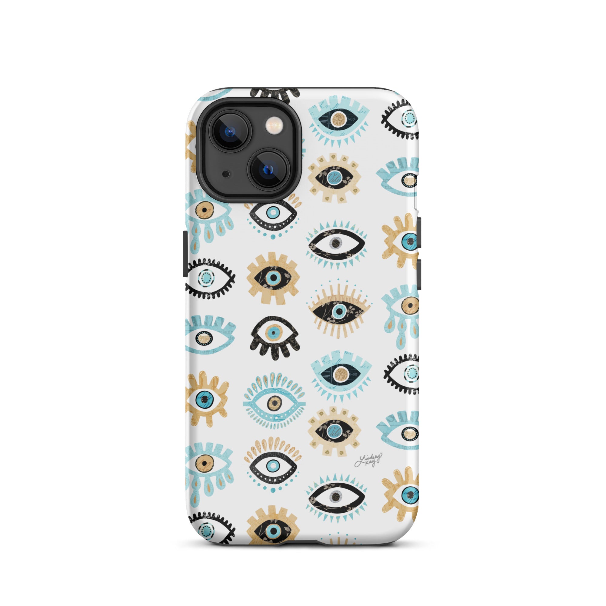 Patrón de mal de ojo - Funda resistente para iPhone®