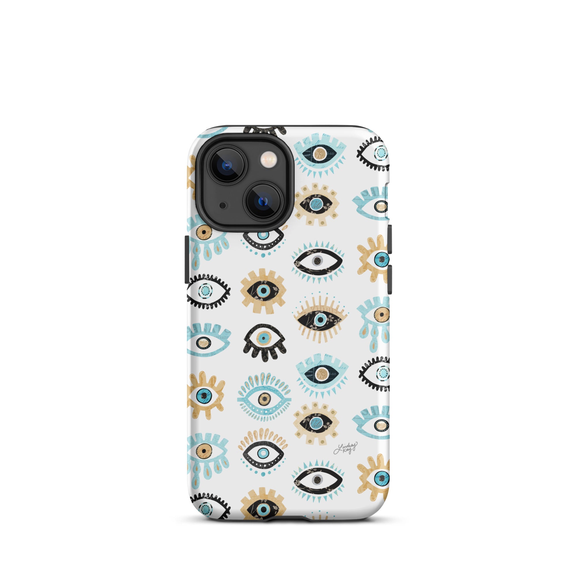 Patrón de mal de ojo - Funda resistente para iPhone®
