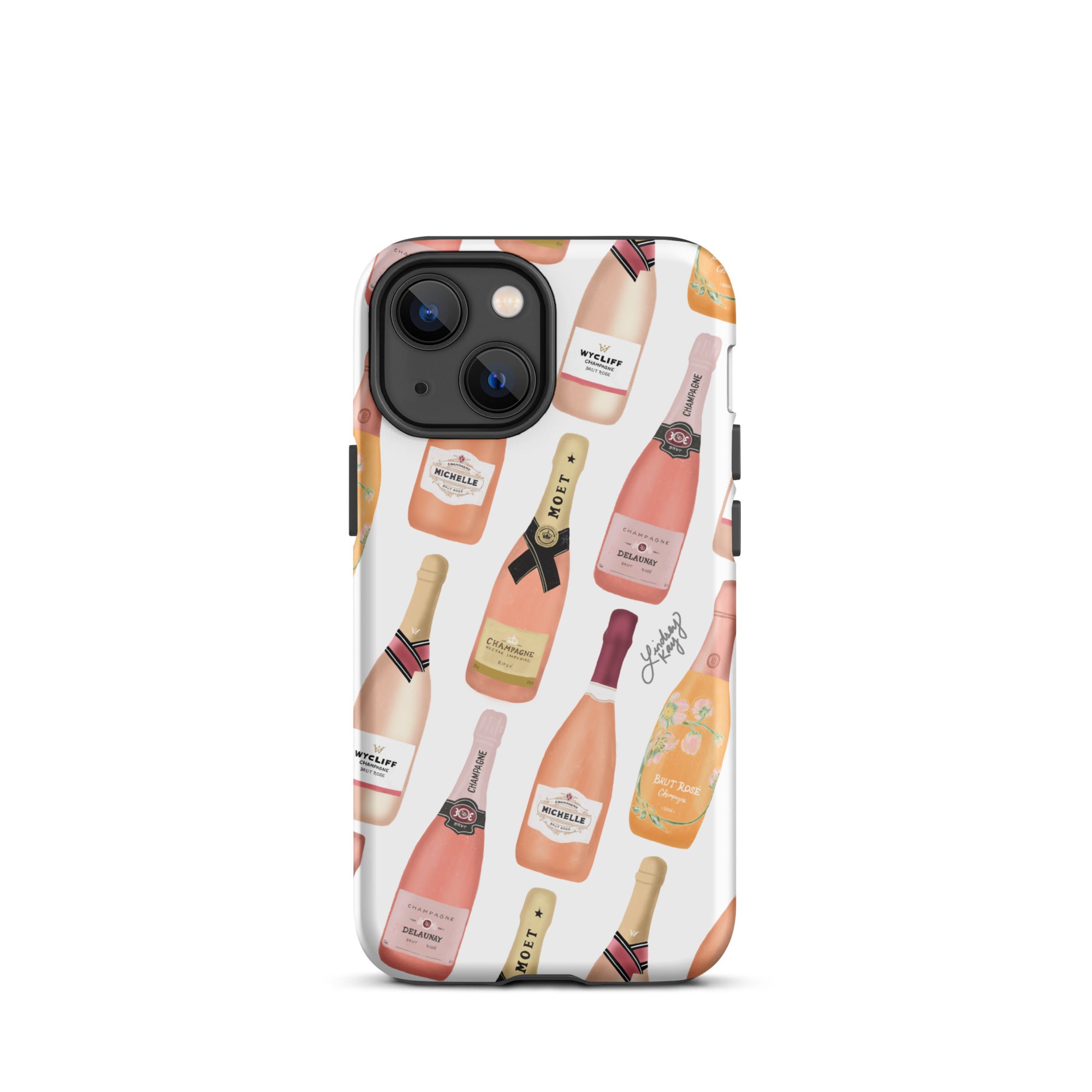 Botellas de champán rosa - Funda resistente para iPhone®