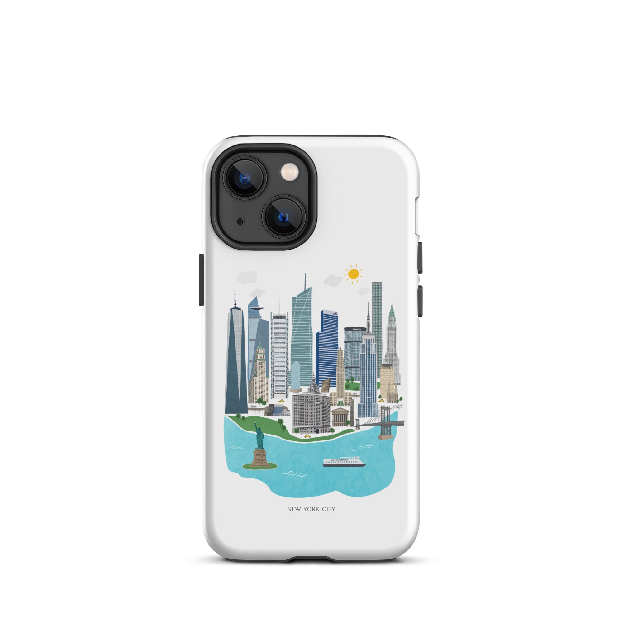 Horizonte de la ciudad de Nueva York - Funda resistente para iPhone®
