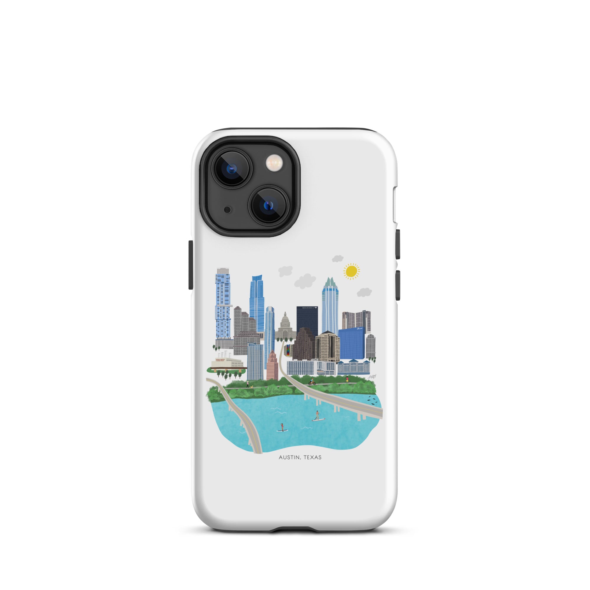 Austin Texas Skyline Illustration - Tough Case for iPhone®