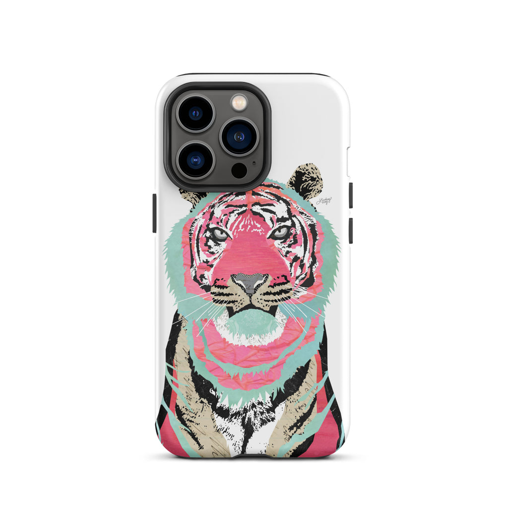 Pink Tiger Collage - Tough Case for iPhone®