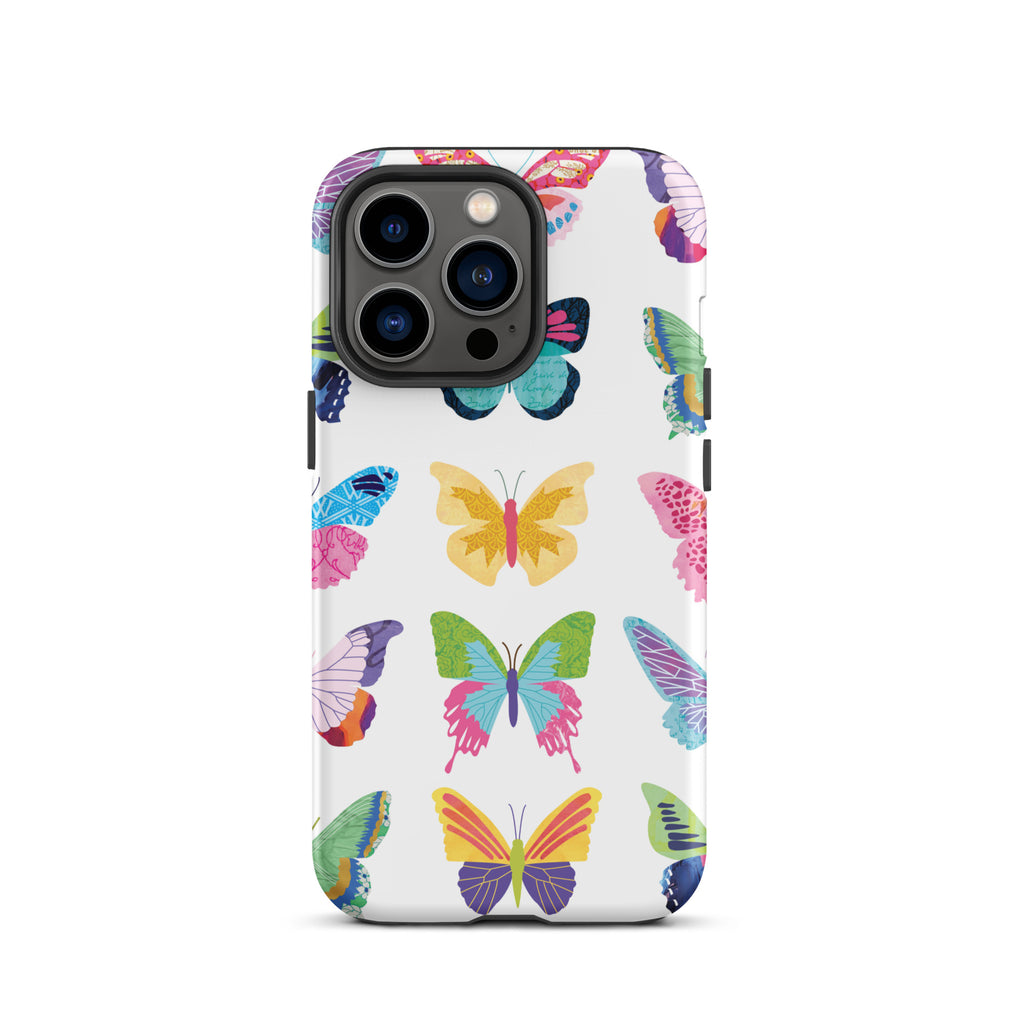 Papillons colorés - Coque rigide pour iPhone®