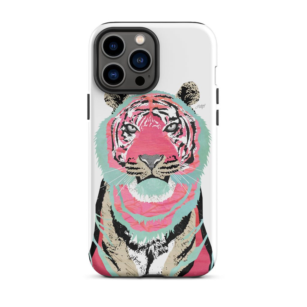 Pink Tiger Collage - Tough Case for iPhone®