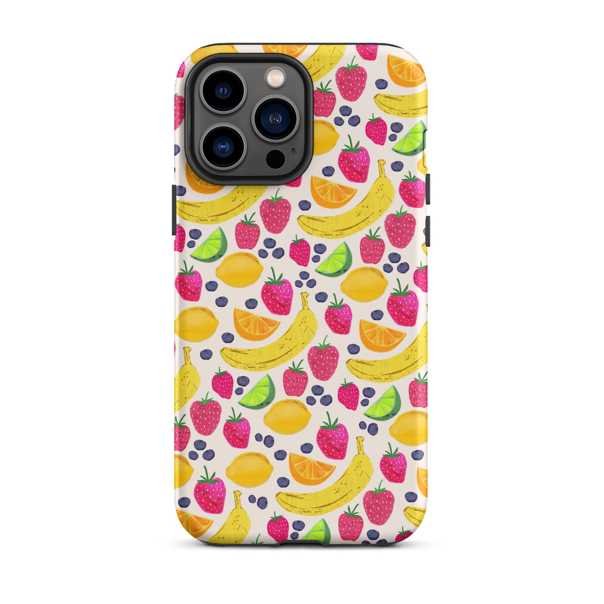 Patrón de frutas - Funda resistente para iPhone®