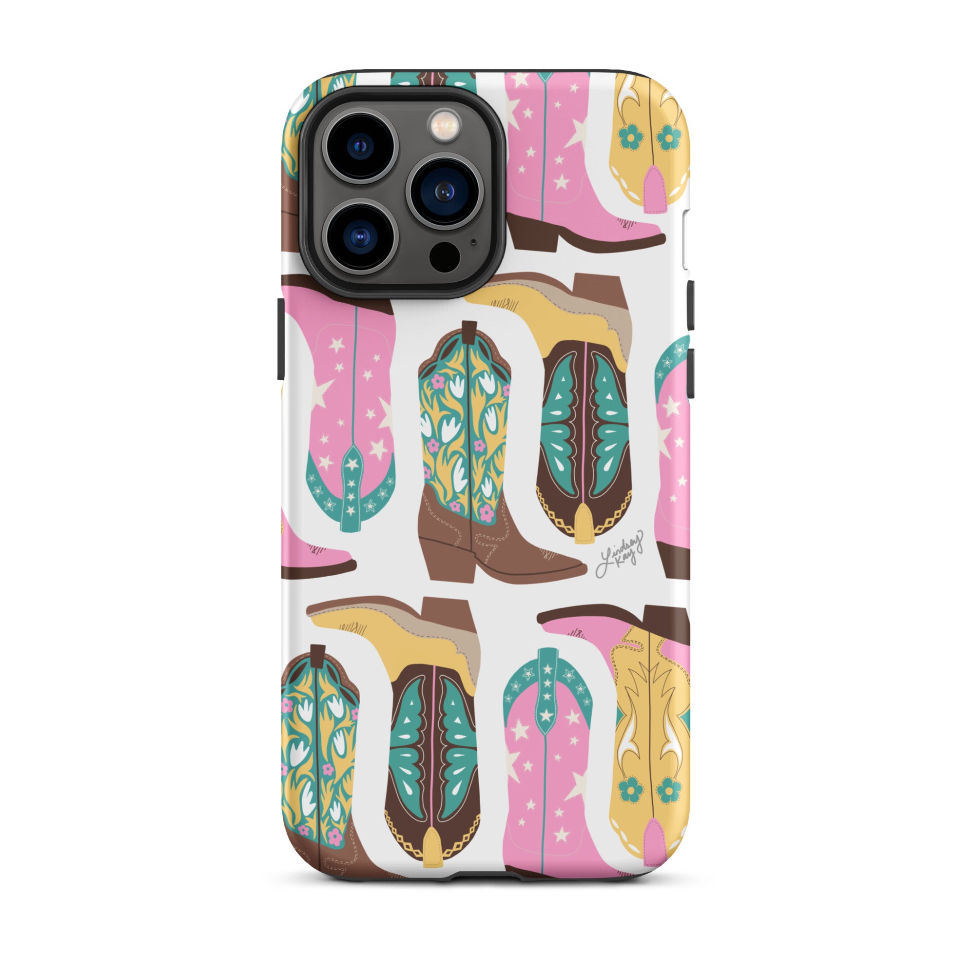 Ilustración de botas de vaquero - Funda resistente para iPhone®