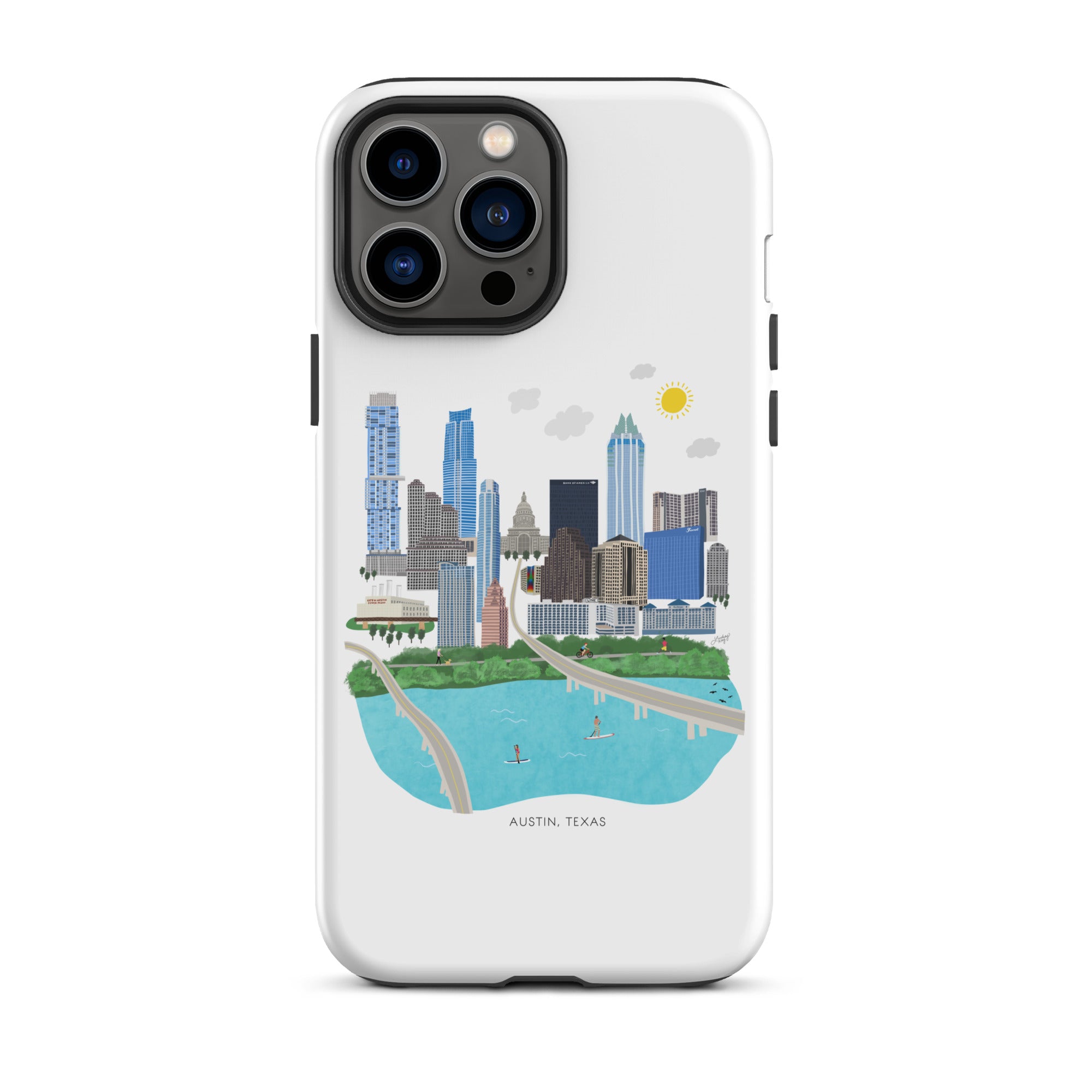 Austin Texas Skyline Illustration - Tough Case for iPhone®